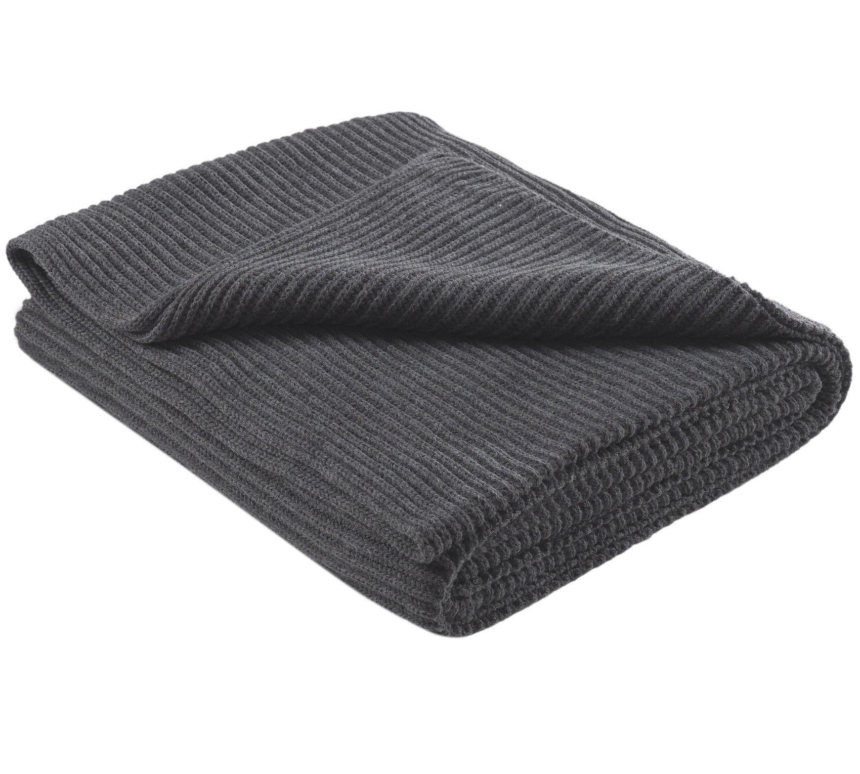 Wohndecke eco-line Strickdecke ca. 140x190, wometo, OEKO-TEX®, 60% recycelt günstig online kaufen