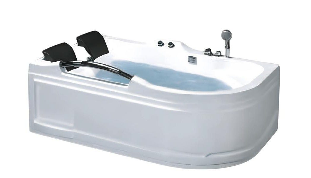 Xlmoebel Whirlpool-Badewanne XLMOEBEL Hydromassage Badewanne aus Acryl in Weiß, Made in Europa