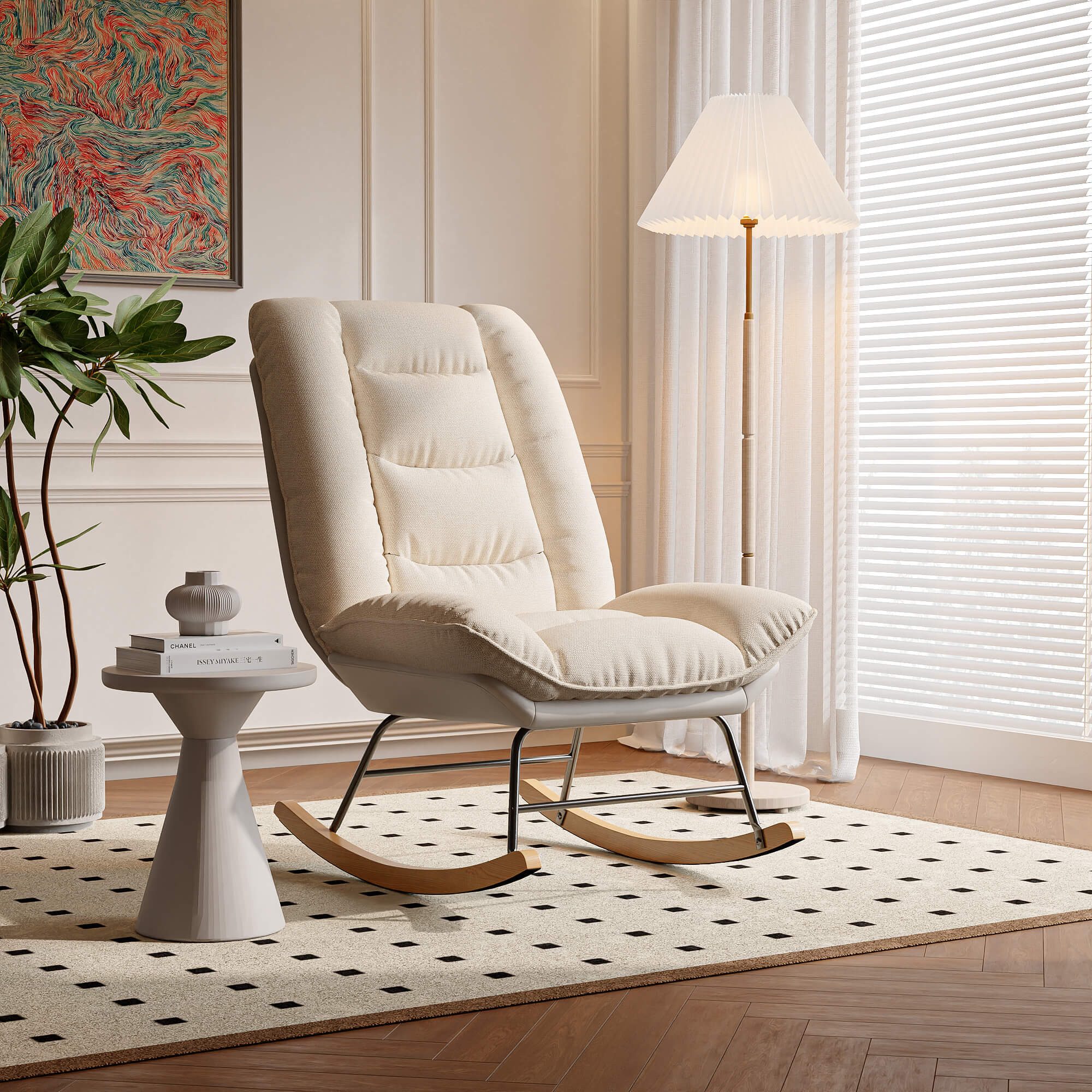 Furnishings Home Schaukelstuhl Polsterstuhl (Set) günstig online kaufen