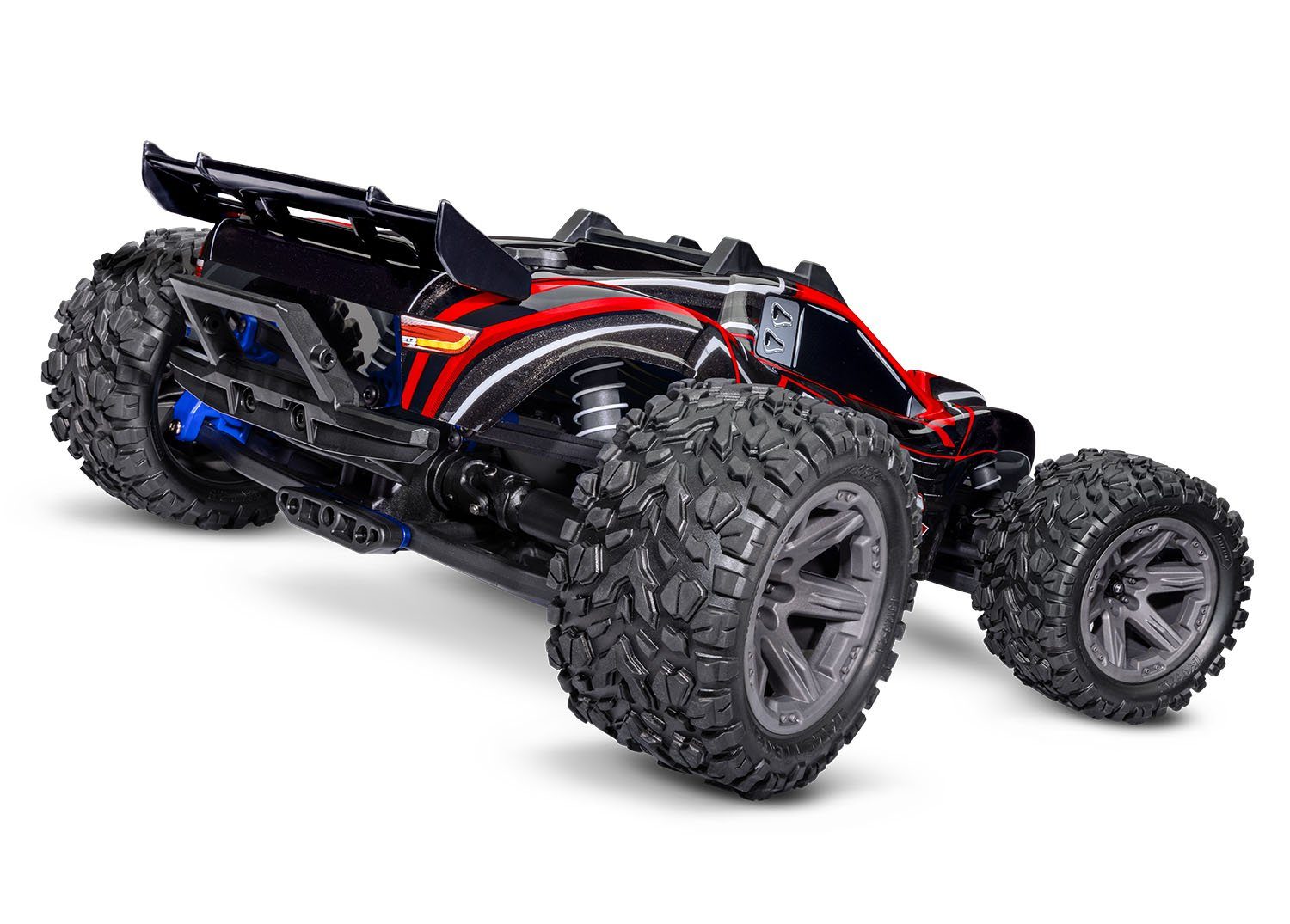 Traxxas RC-Buggy Traxxas RC Rustler 4x4 Brushless 2S Stadium Truck RTR rot 1:10