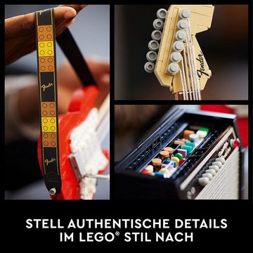 LEGO® Spielbausteine Ideas 21329 Ideas Fender® Stra­to­cas­ter®, (1074 St)
