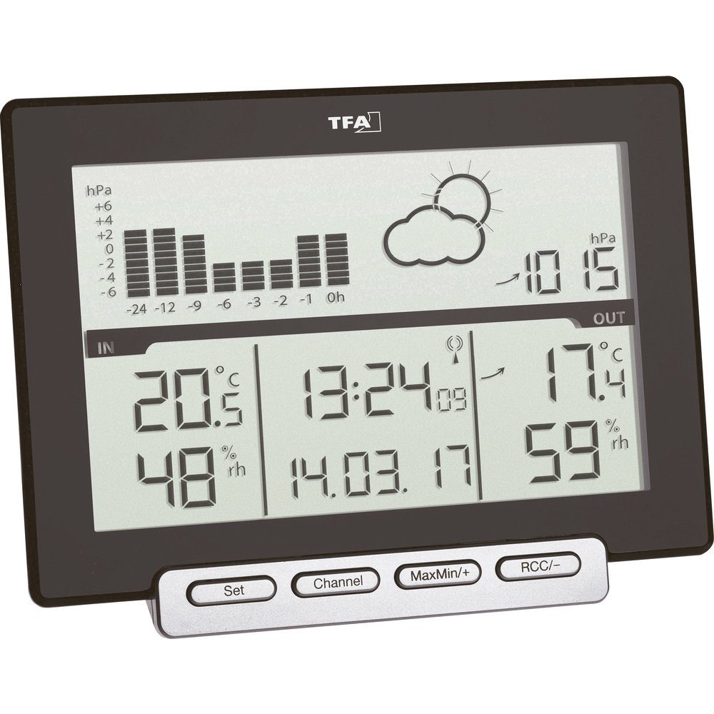Wetterstation TFA Dostmann Meteo Sens 35.1139.01 Funk-Wetterstation Vorhersage für 1