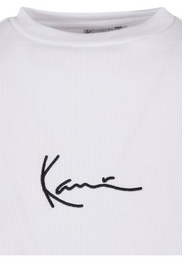 Karl Kani Langarmshirt Karl Kani Damen KW-LS012-002-01 SMALL SIGNATURE RIB LS WHITE (1-tlg)