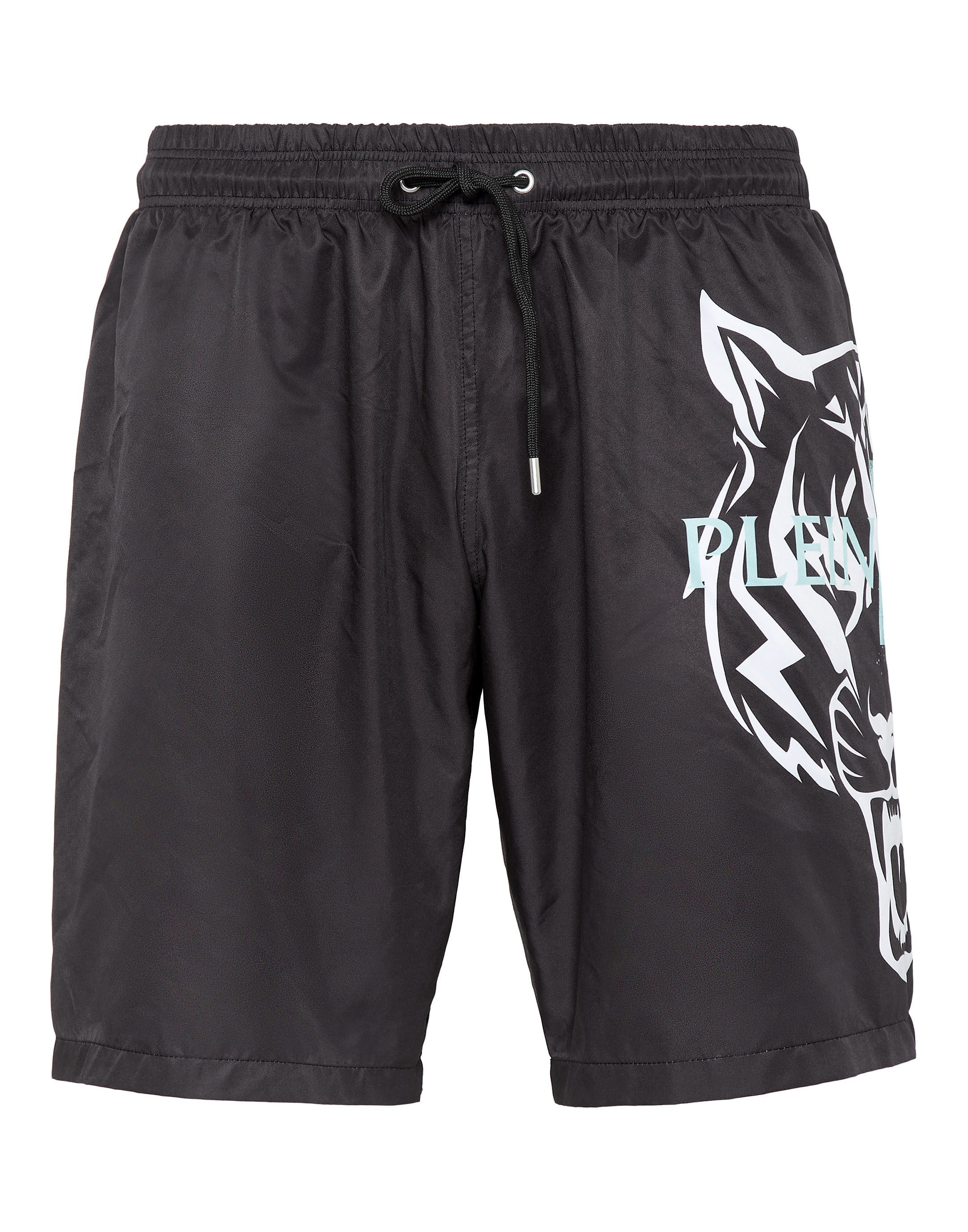 PLEIN SPORT Badehose Tiger