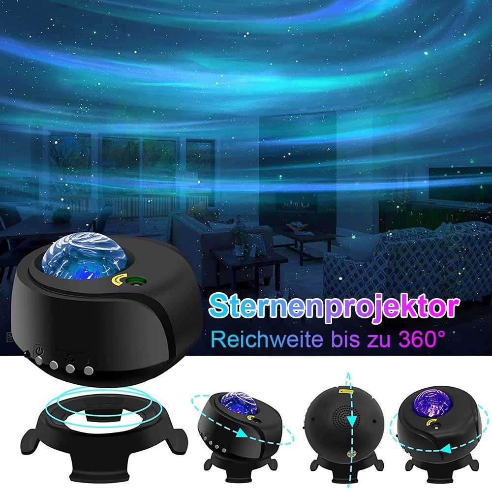 Rosnek LED Nachtlicht LED Sternenhimmel Projektor, für Party, Schlafzimmer, Geschenk, mit Fernbedienung/Bluetooth/Musikspieler/Timer