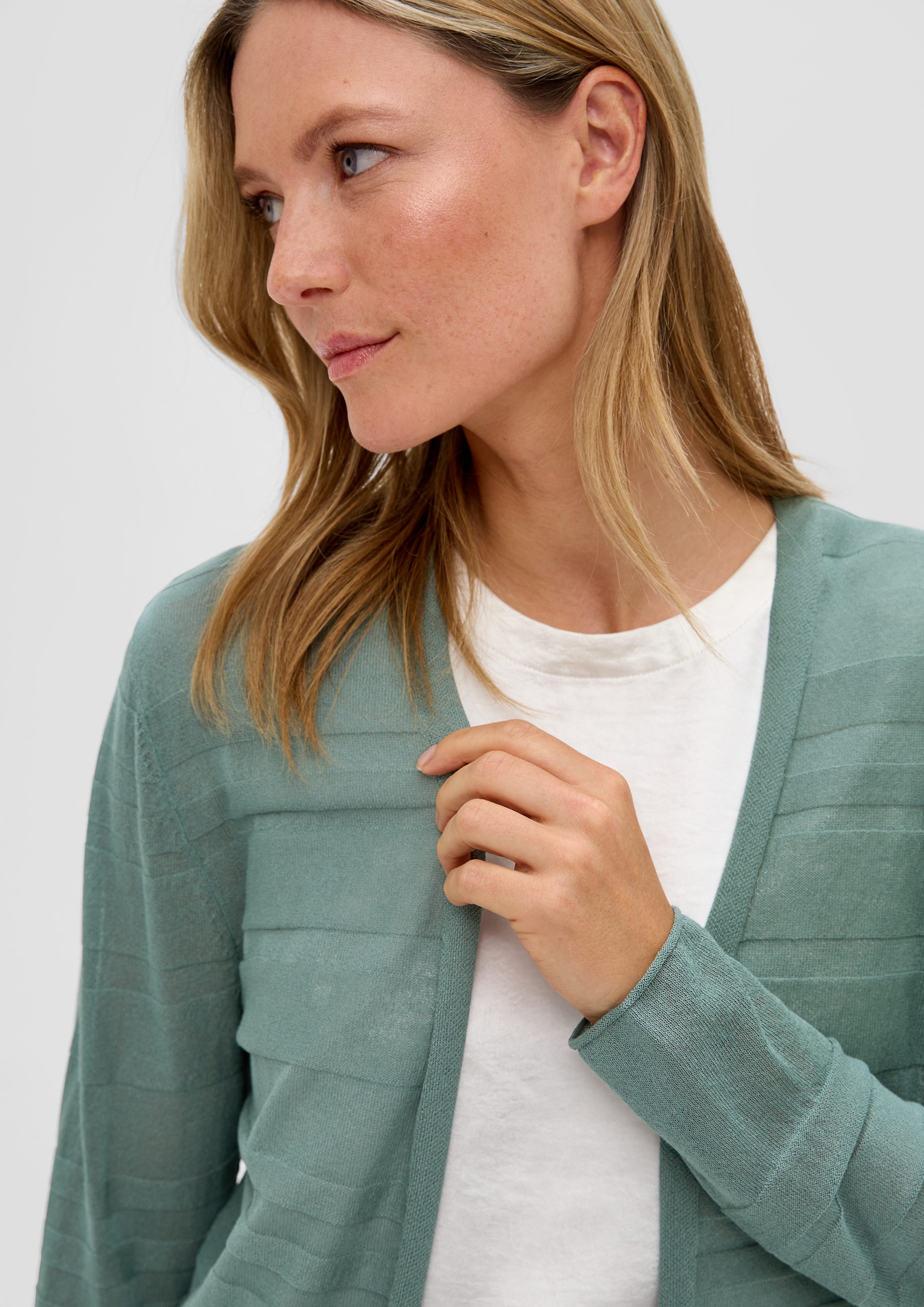 s.Oliver Strickjacke Cardigan mit Musterstruktur günstig online kaufen