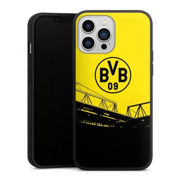 DeinDesign Handyhülle Borussia Dortmund BVB Fanartikel Stadion Schwarz-Gelb - BVB Apple iPhone 13 Pro Max Silikon Hülle Premium Case Handy Schutzhülle