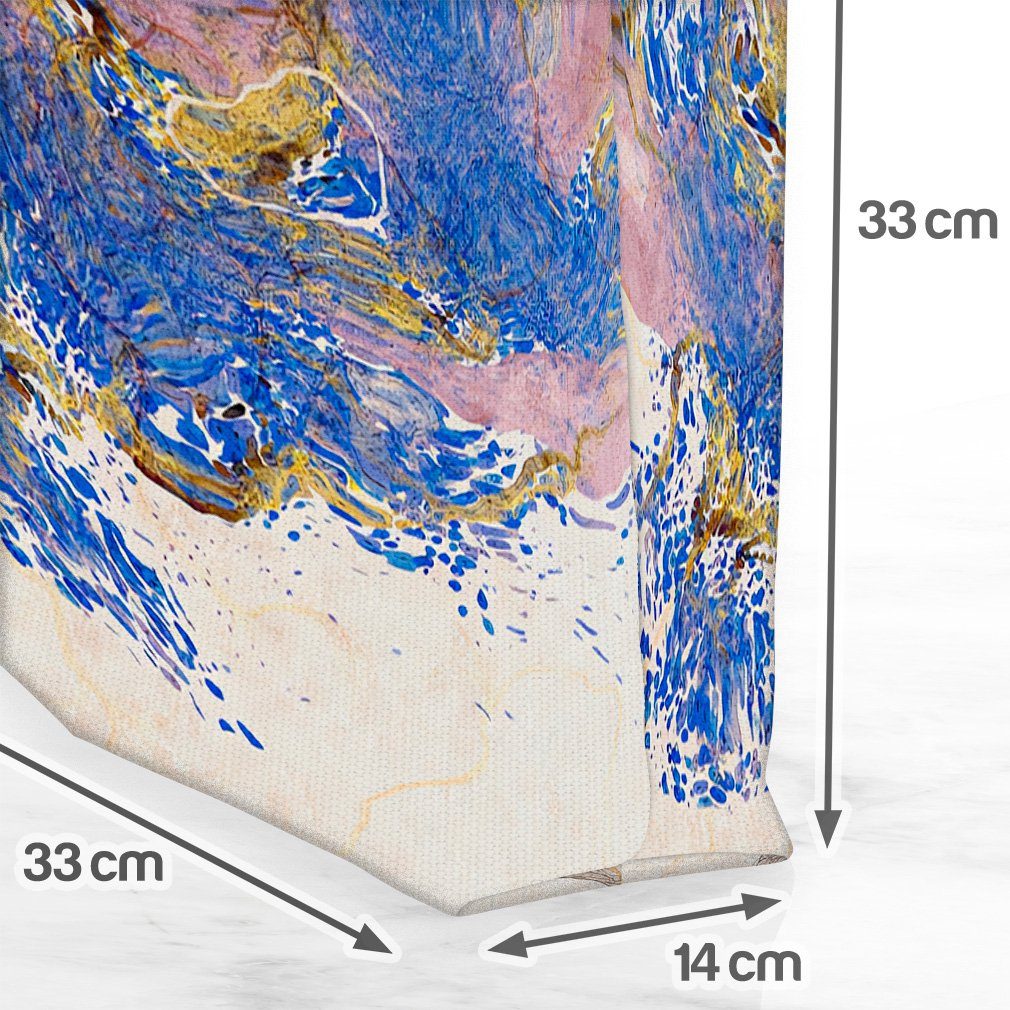 Henkeltasche abstrakt VOID textur Farbmuster Verlauf hintergrund Stein dr (1-tlg), tapete Marmor