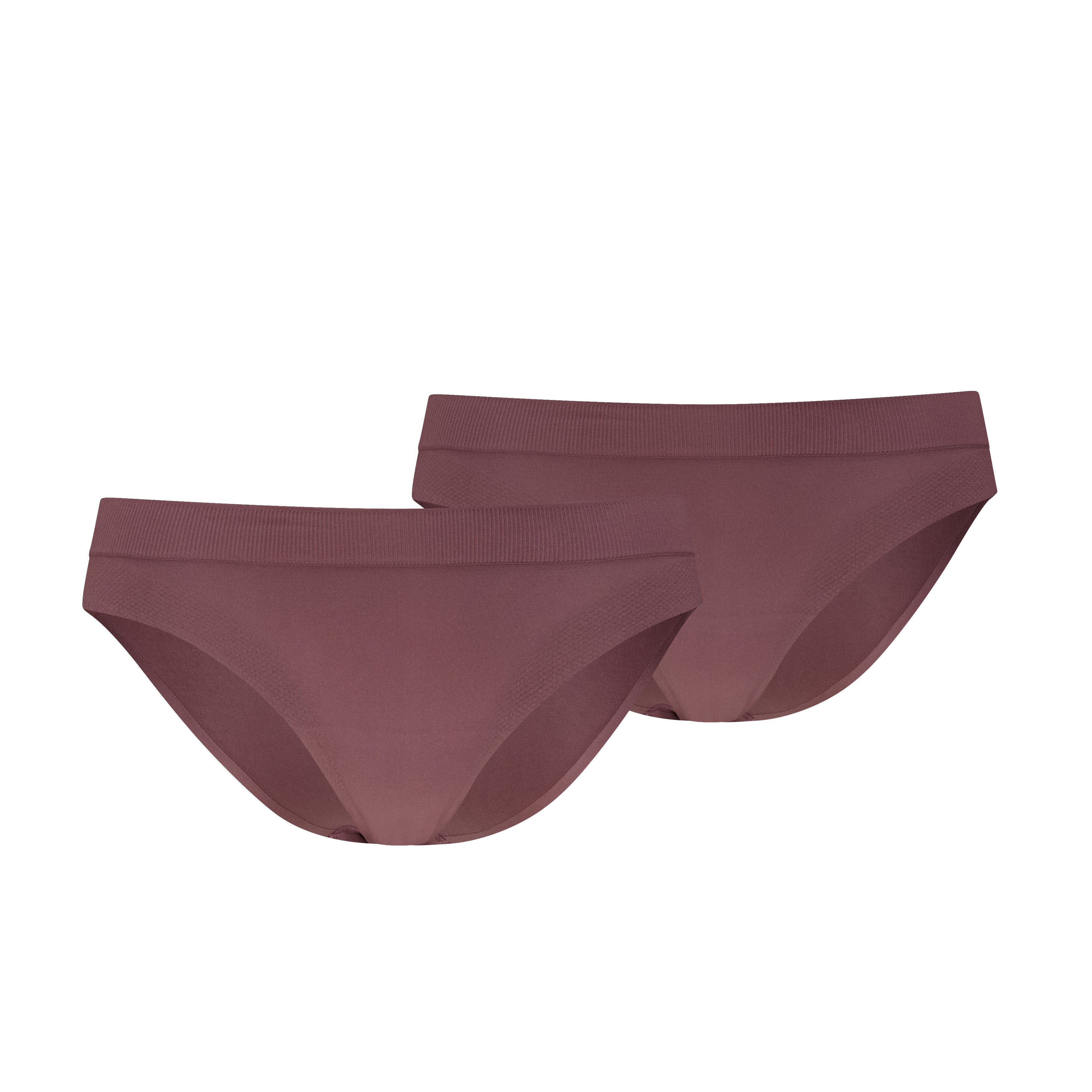 PUMA Slip PUMA WOMEN 3D KNIT SPORT BRIEFS 2P (2er Pack) nahtlose Ränder für eine unsichtbare Passform
