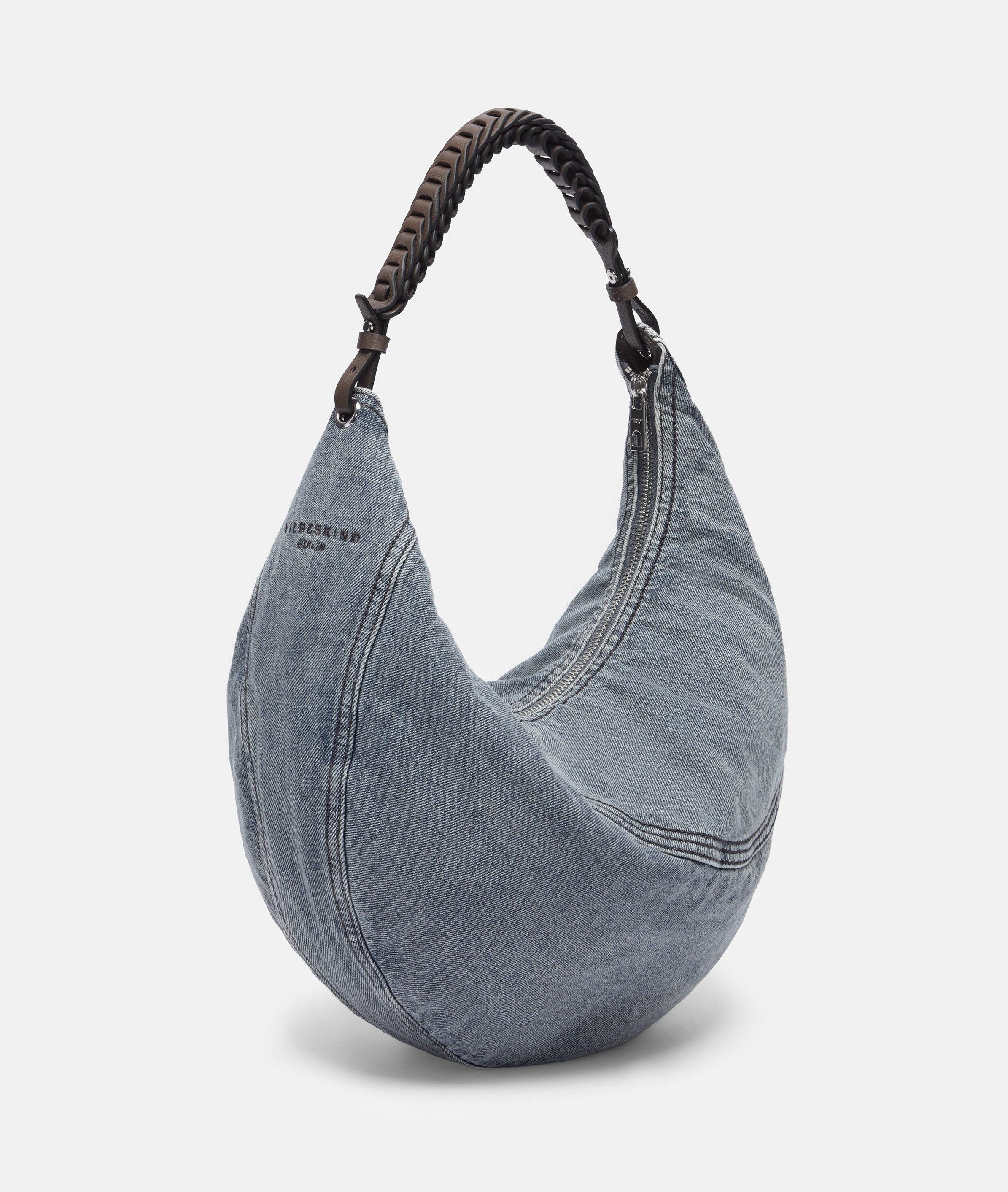 Liebeskind Berlin Schultertasche Hobo, Geräumige Hobo-Bag aus Denim