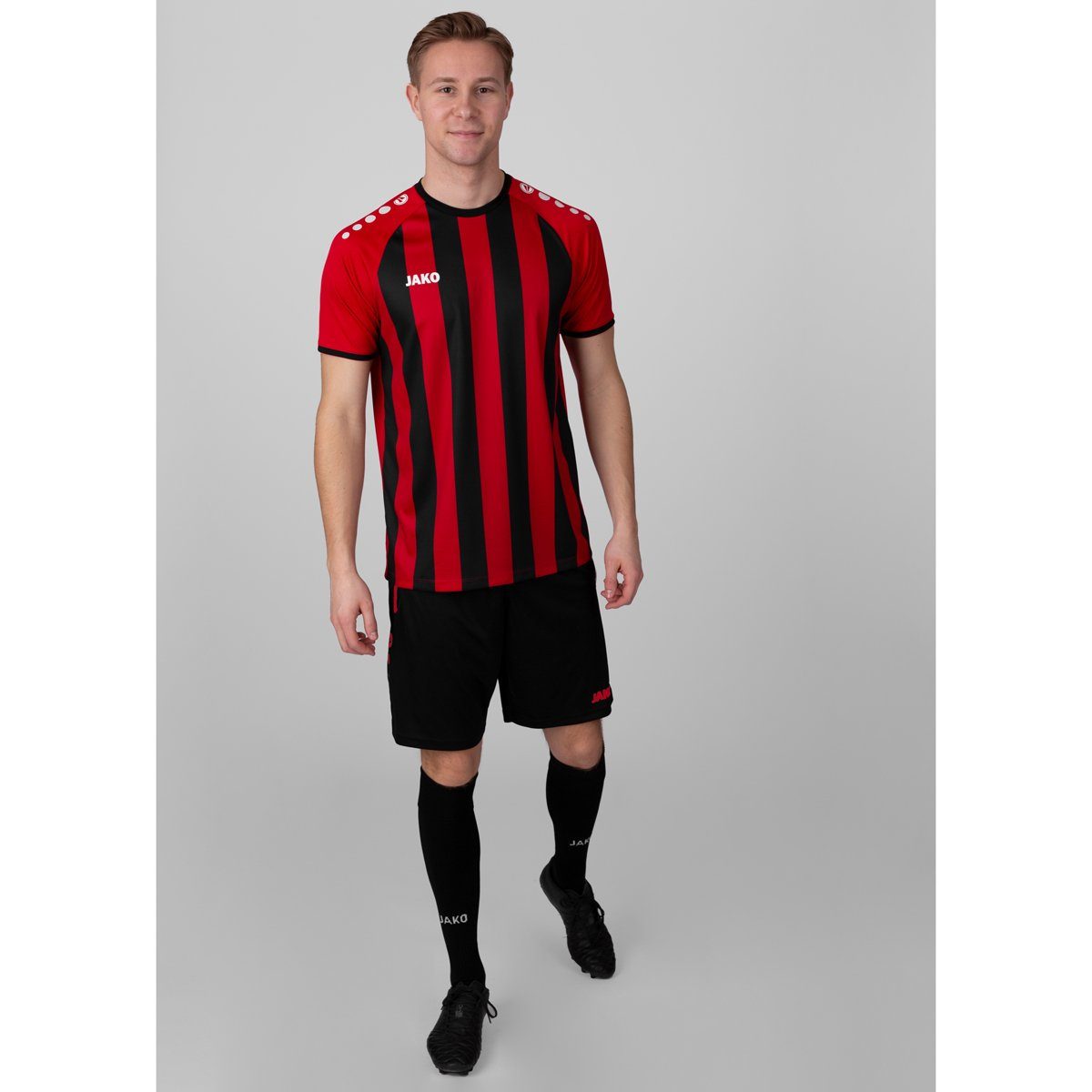 Jako sportrot/schwarz KA Inter Trikot Fußballtrikot