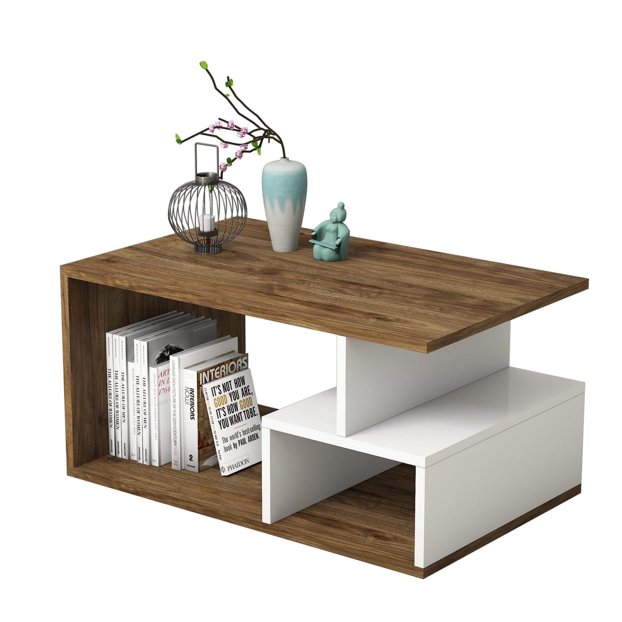 Skye Decor Couchtisch 100% MELAMINE COATED PARTICLE BOARD, 42 cm x 54 cm x 90 cm A1146