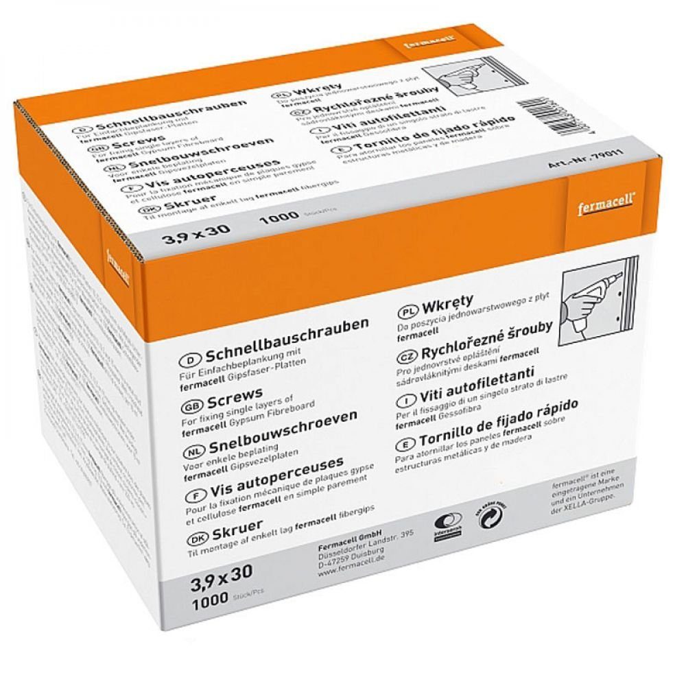 fermacell Schnellbauschraube Fermacell Schrauben 3.9 x 30 1000 Stück