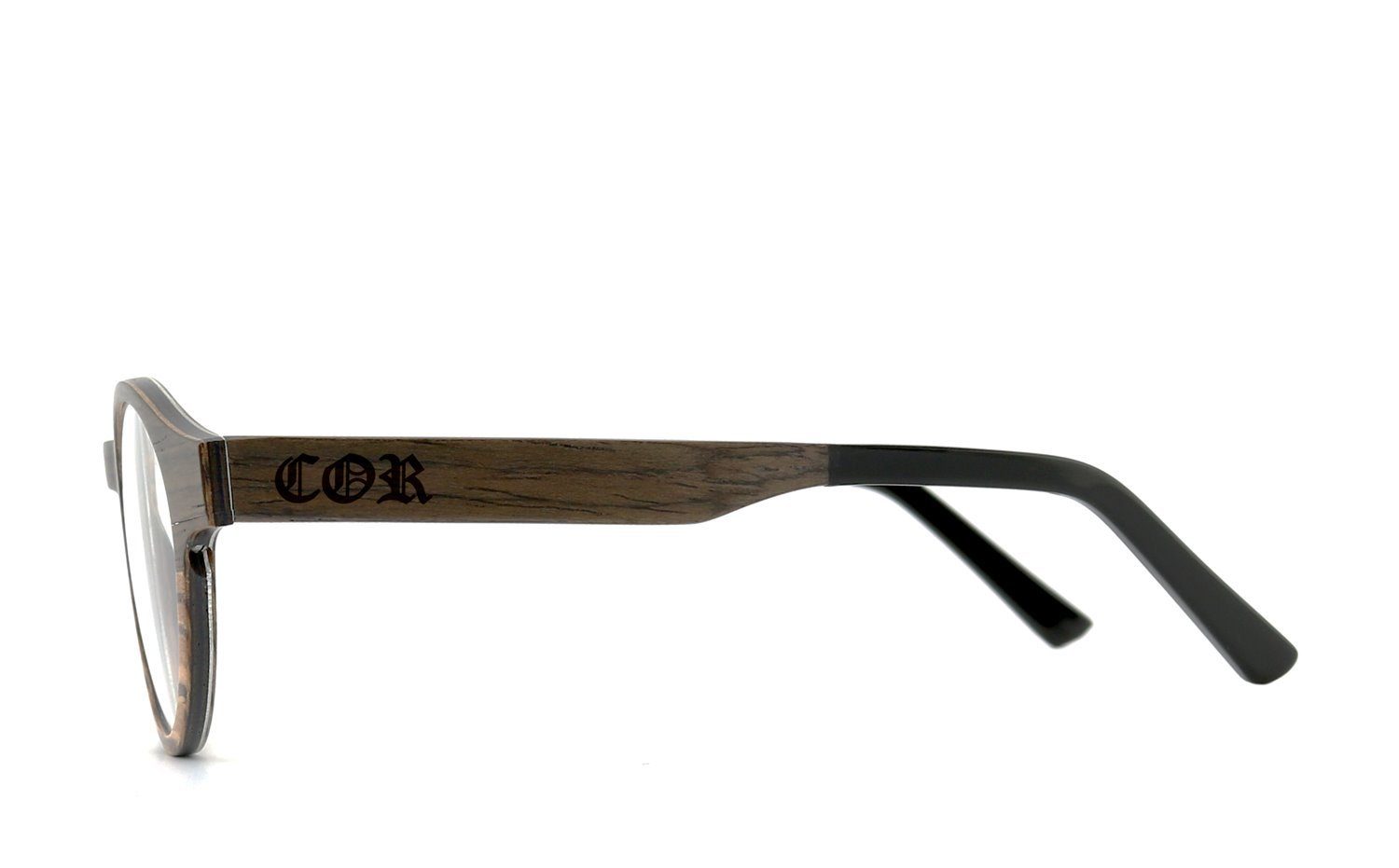 COR Brille Blaulichtfilter Brille, Blaulicht Brille, Bildschirmbrille, Bürobrille, Gamingbrille, Holzbrille