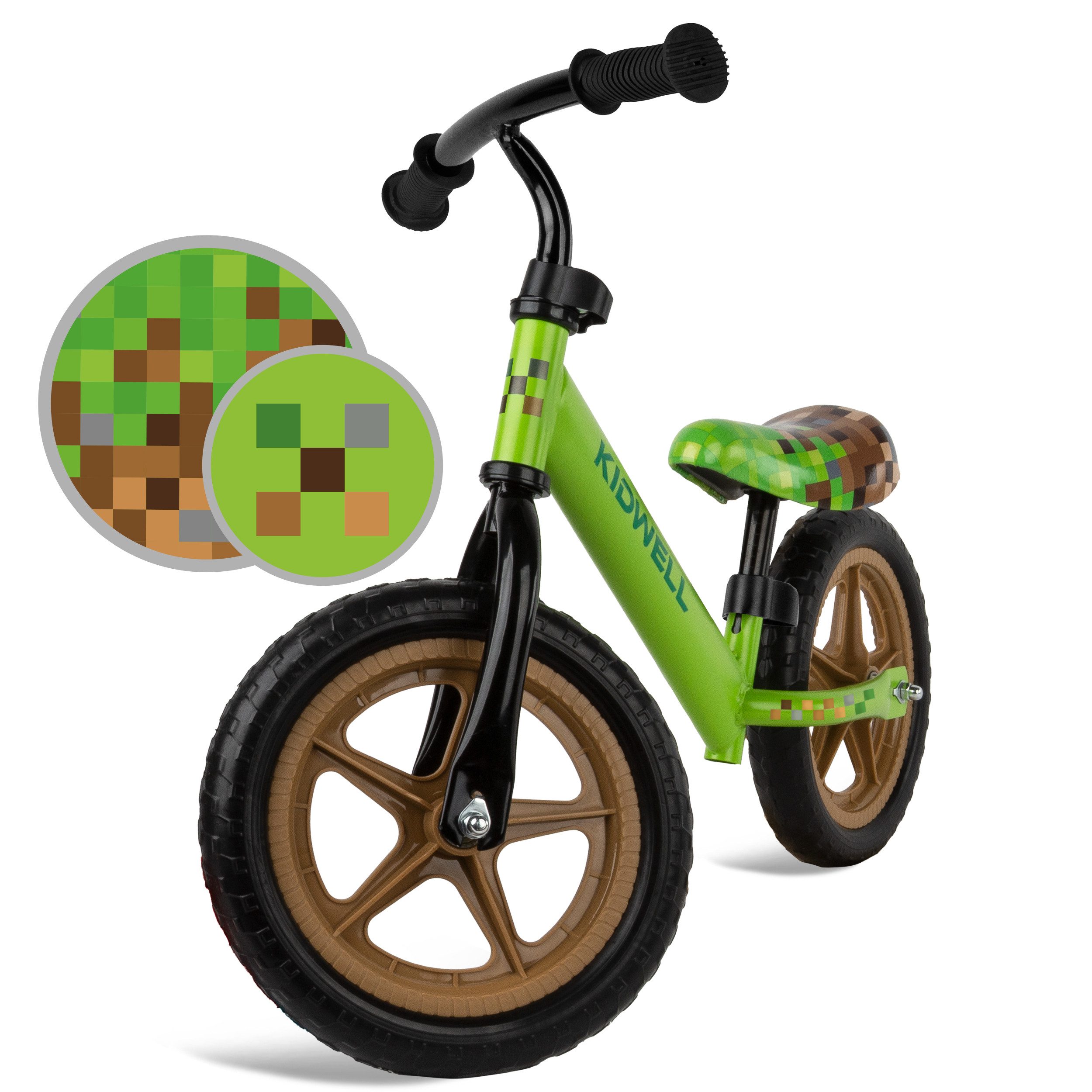 COIL Fahrrad-Laufrad Lauflernrad, Kinderlaufrad, Rutscher, Balance Bike, Stahlrahmen, EVA-Schaumräder, maximales Gewicht 30 kg