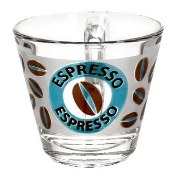 Ritzenhoff & Breker Tasse 6er Set Espressotasse 80ml Cremona Blau 6 cm - Ritzenhoff 0806205