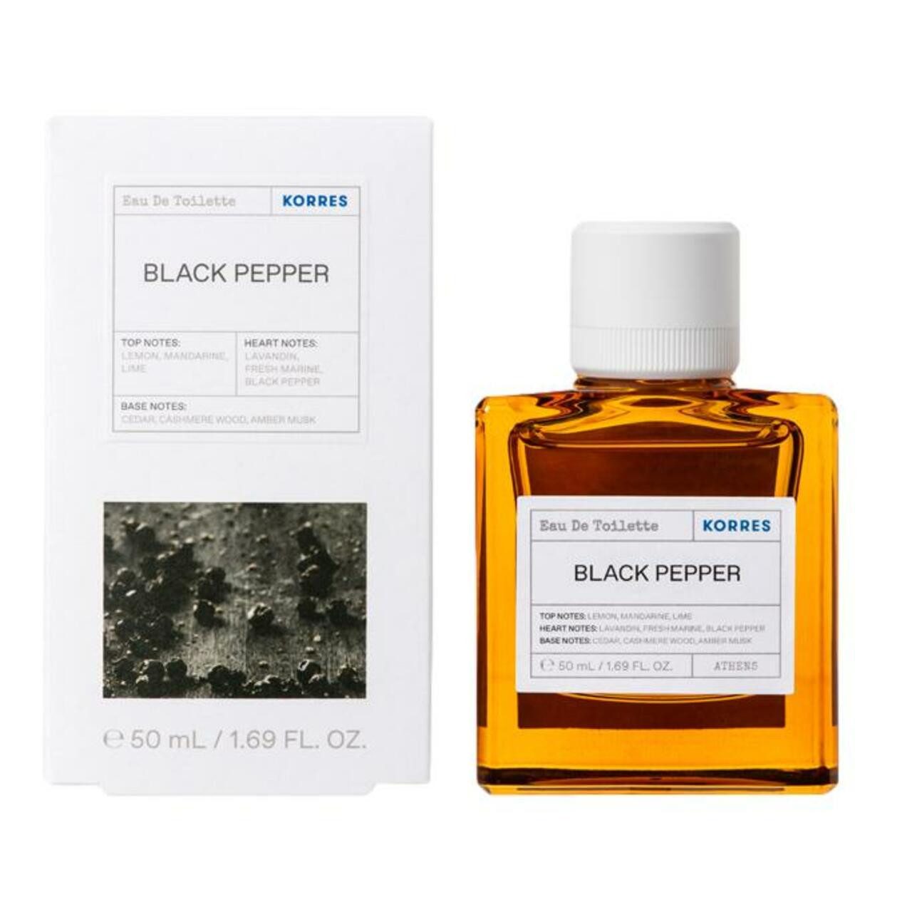 Korres Eau de Toilette Black Pepper EdT Nat. Spray, für Alle Hauttypen