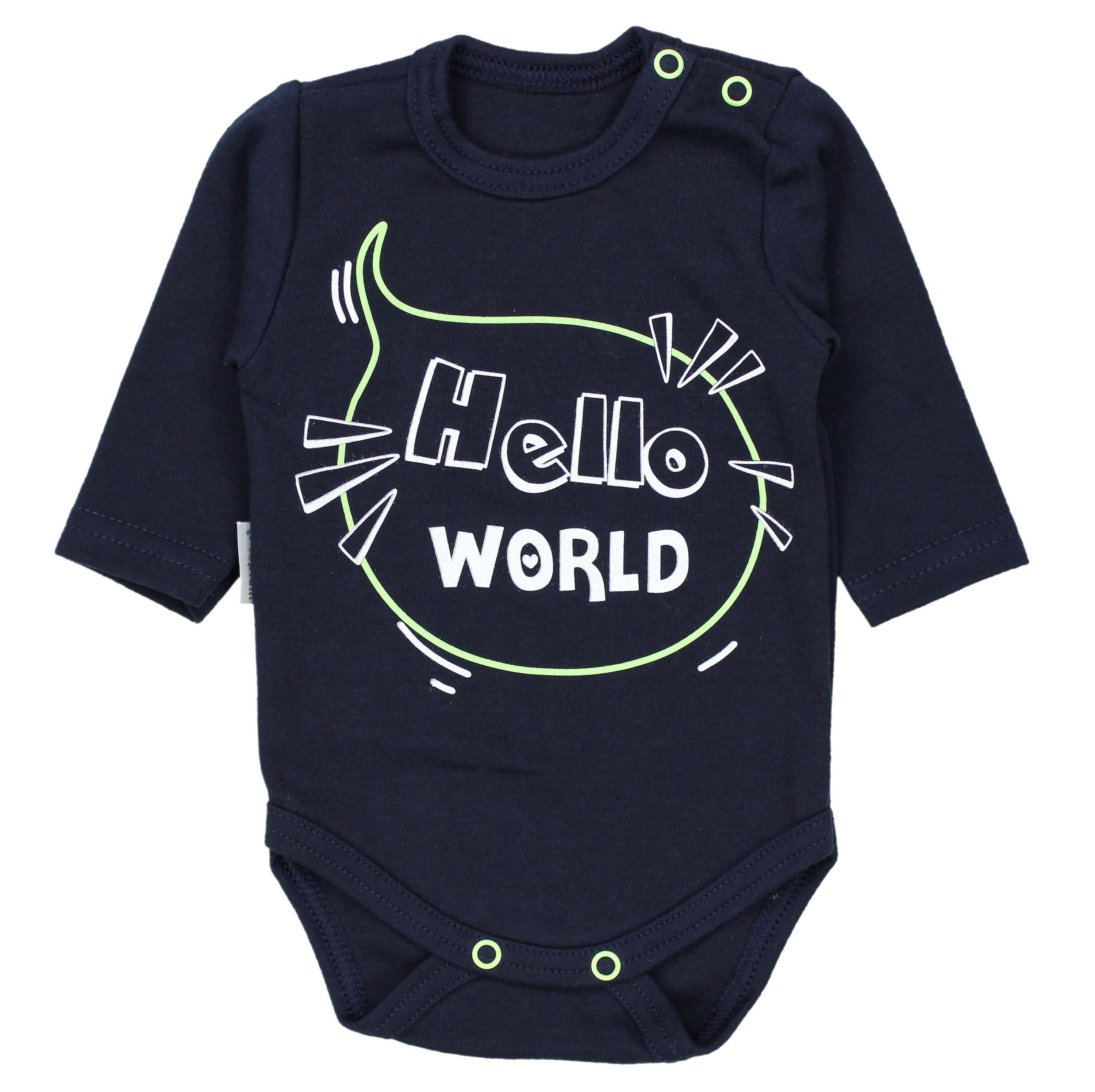 TupTam Langarmbody TupTam Baby Unisex Langarm Body mit Aufdruck Spruch 5er Pack