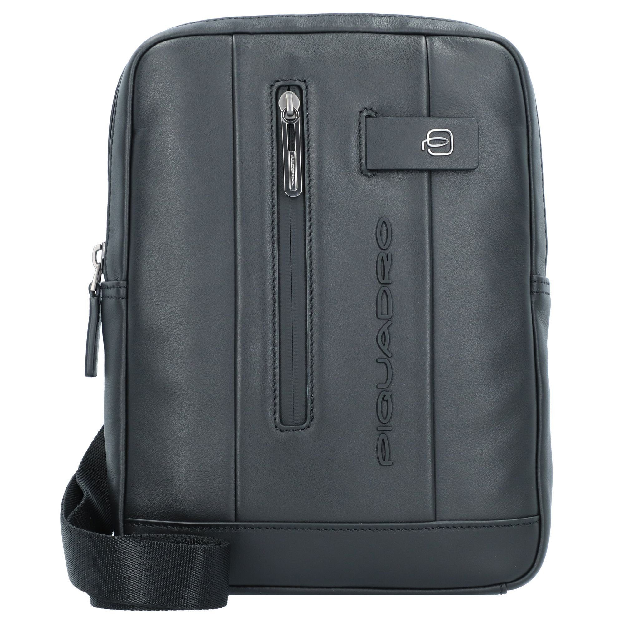 Piquadro Umhängetasche Urban, Leder black