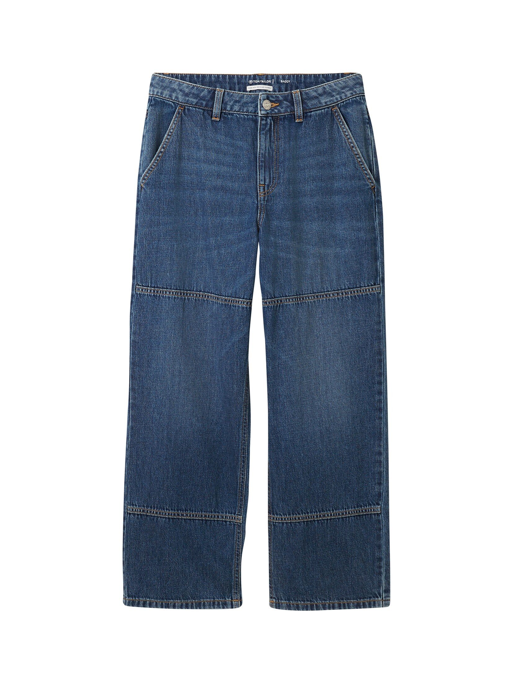 Jeans Baggy Tom Tailor Per Ragazzi - Vita Media Cotone Comodo E Trendy - Foto 10