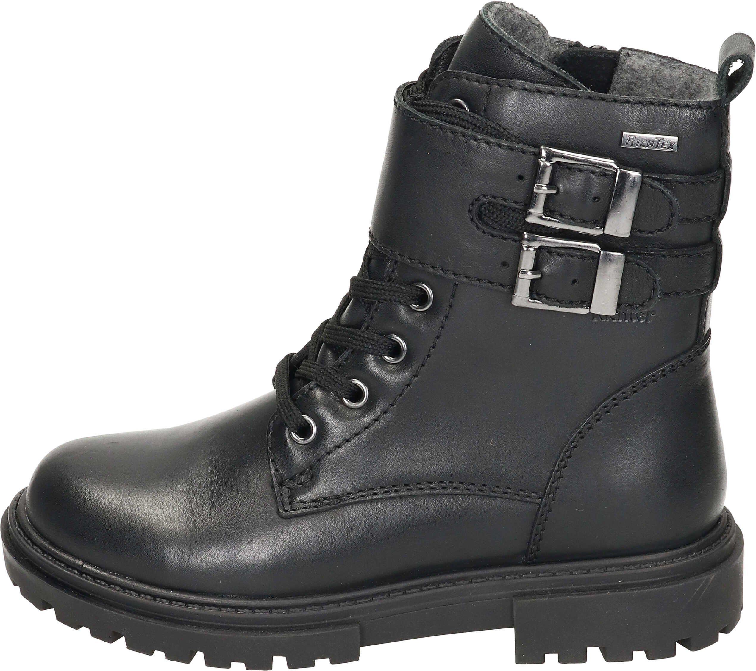 Richter Stiefel Schnürstiefelette aus echtem Leder