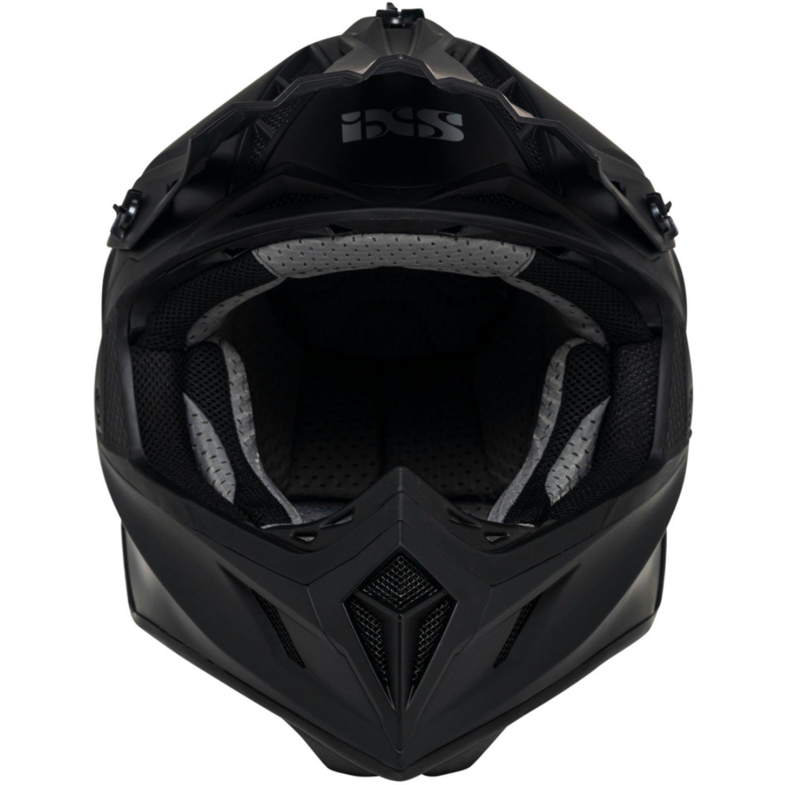IXS Motorradhelm iXS 189 FG 1.0 Motocrosshelm matt schwarz (1er Set), crosshelm