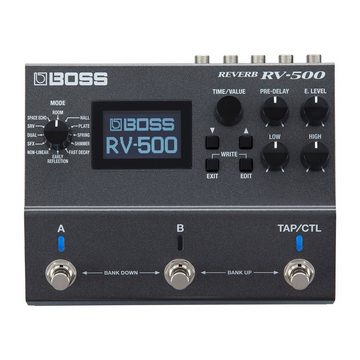 Boss by Roland E-Gitarre Boss RV-500 Reverb Hall Effektgerät mit Netzteil, Spar-Set, Mit Netzteil