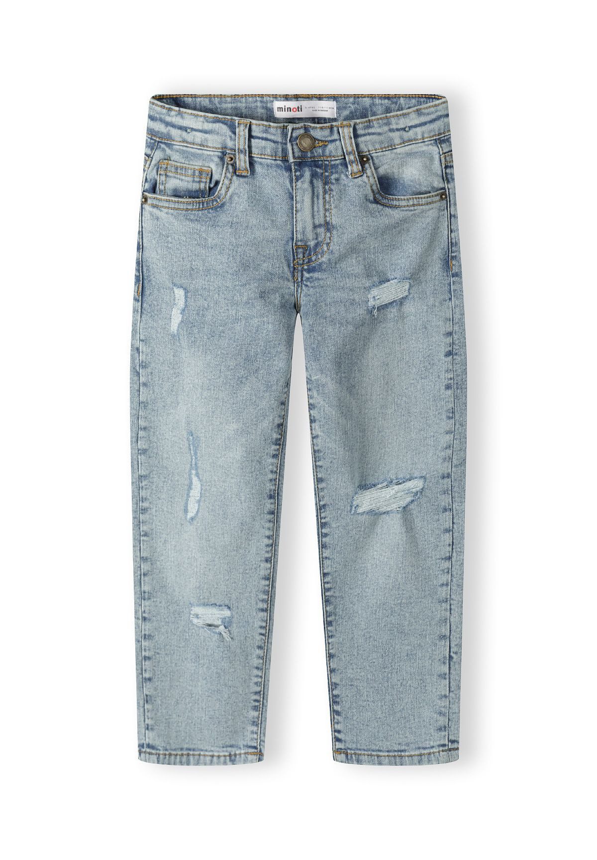 MINOTI Straight-Jeans Hosen mit Waschungseffekt (2y-14y) günstig online kaufen