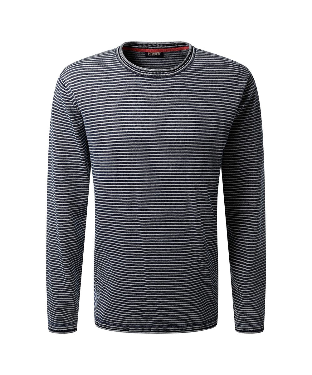 Pioneer Authentic Jeans Rundhalspullover Knit 1/1 Crew Neck