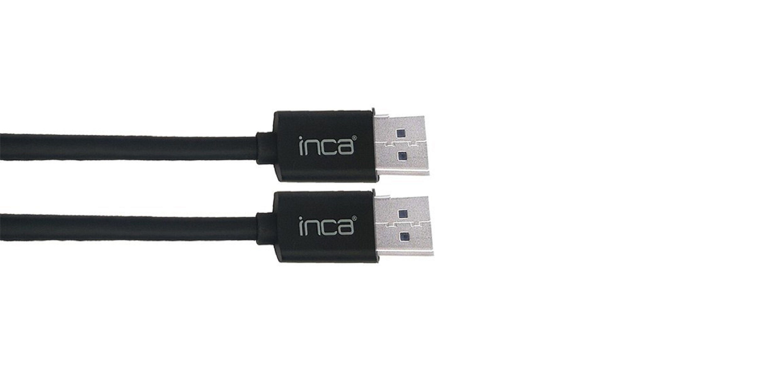 INCA IDPD-18TX DisplayPort Kabel – 2 Meter, 4K Auflösung Video-Kabel, (200 cm)