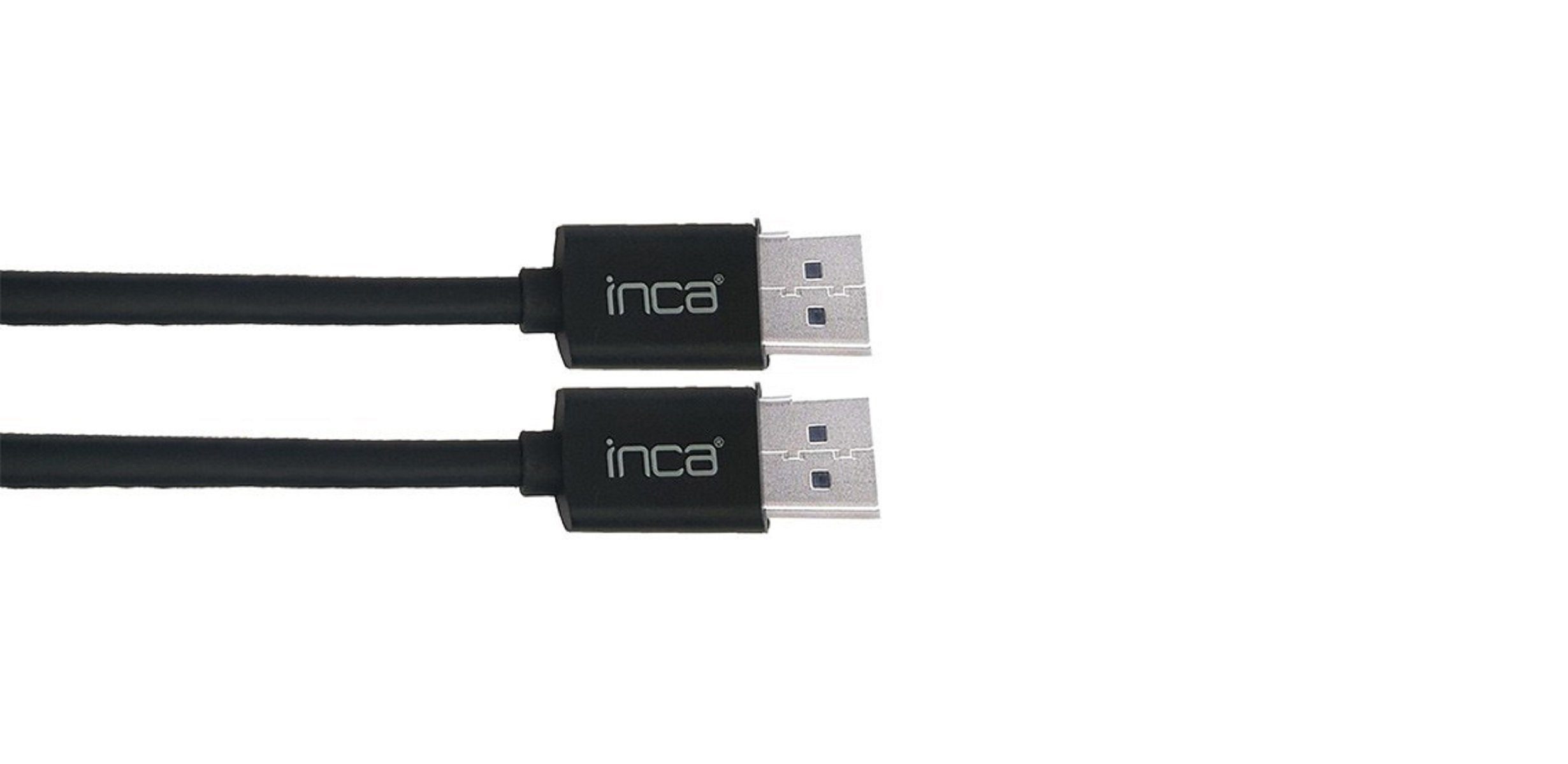 INCA 2 Meter DisplayPort Kabel: 4K HD Auflösung mit 60 Hz Video-Kabel, (200 cm)