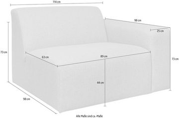 INOSIGN Sofaelement Koa, Sofamodul, passend zur Serie KOA, in Webstoff