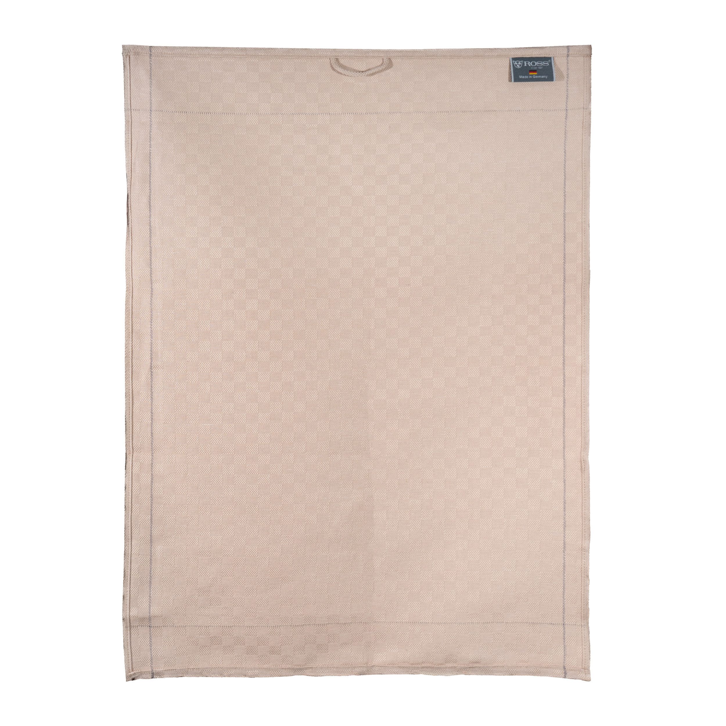 ROSS Geschirrtuch, (2-tlg), modern, schlicht, beige günstig online kaufen