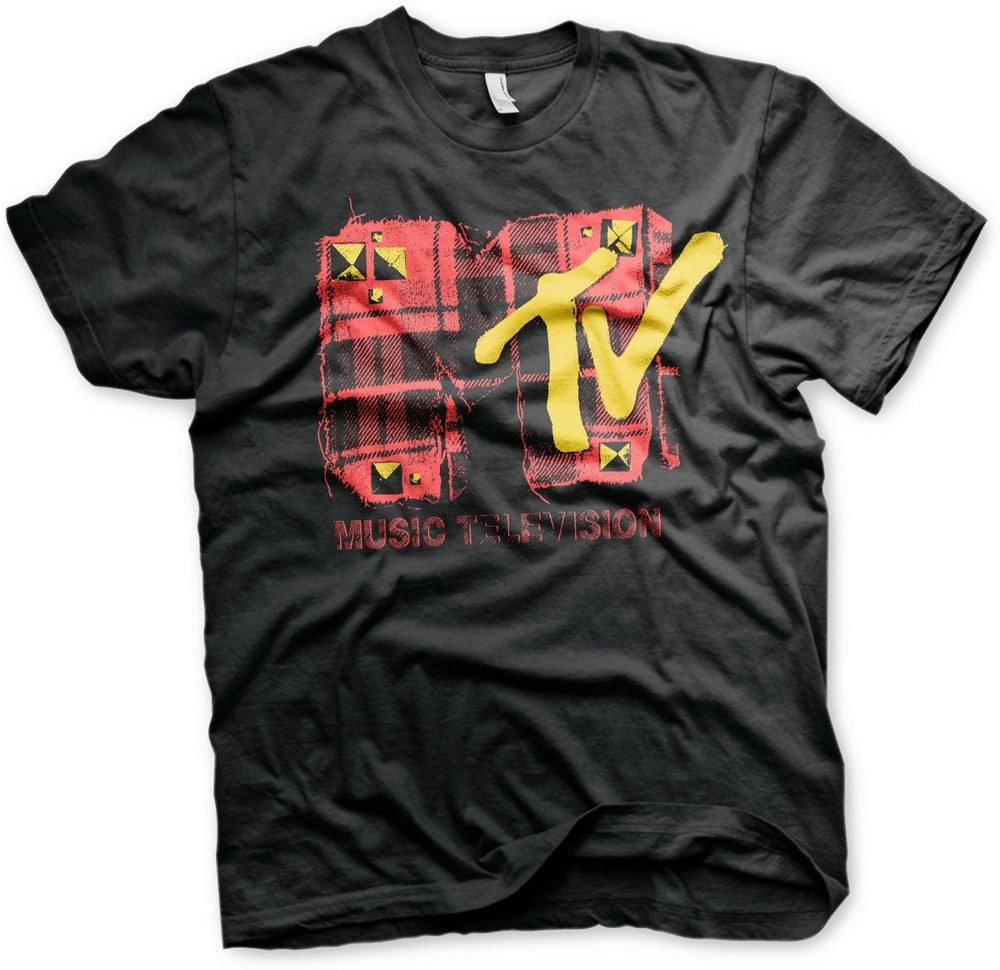 MTV T-Shirt Plaid Big Tall T-Shirt