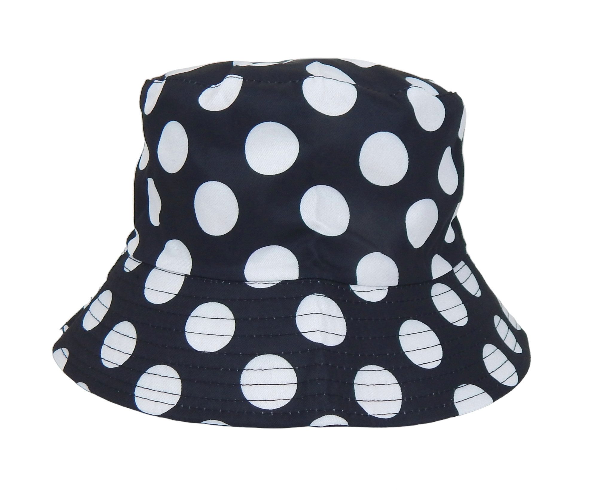 Ella Jonte Sonnenhut Bucket Hat mit Polka Dots – Stylischer Wendehut für Sommer & Urlaub