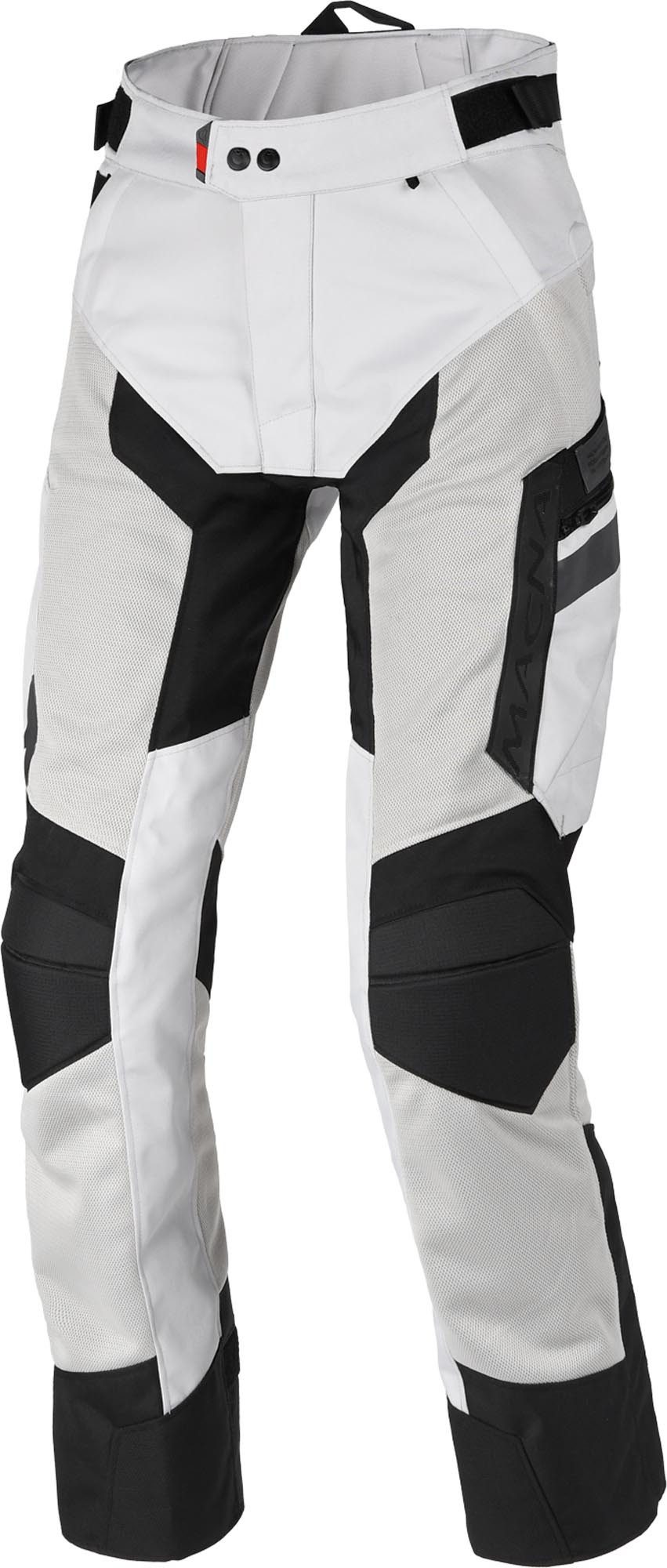 Macna Motorradhose Qargon Damen Motorrad Textilhose Verbindungsreißverschluss,Knieprotektoren enthalten,Perforiert