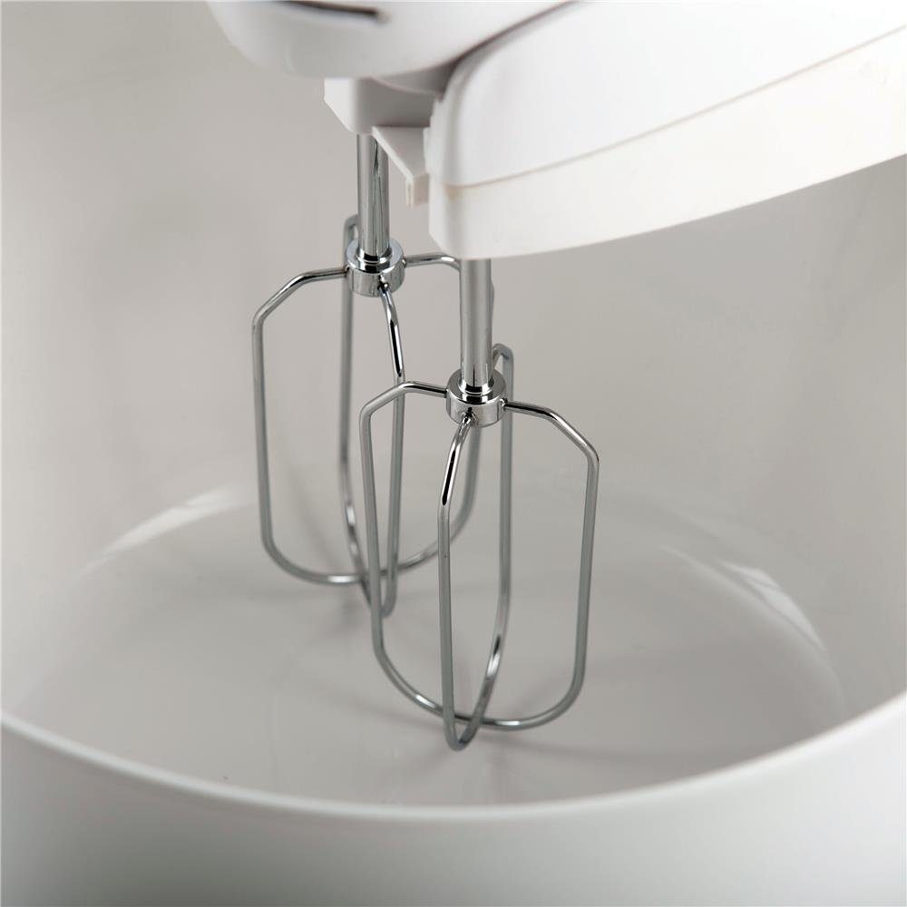 Adler Handmixer AD 4206, 300,00 W, 5 Geschwindigkeiten, mit Rührschüssel, Rührbesen und Knethaken