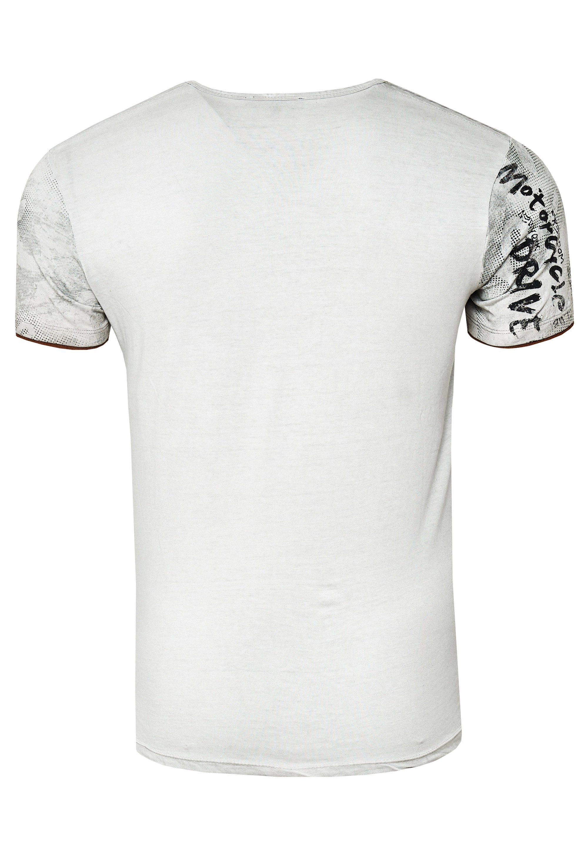 Rusty Neal T-Shirt mit modernem Print