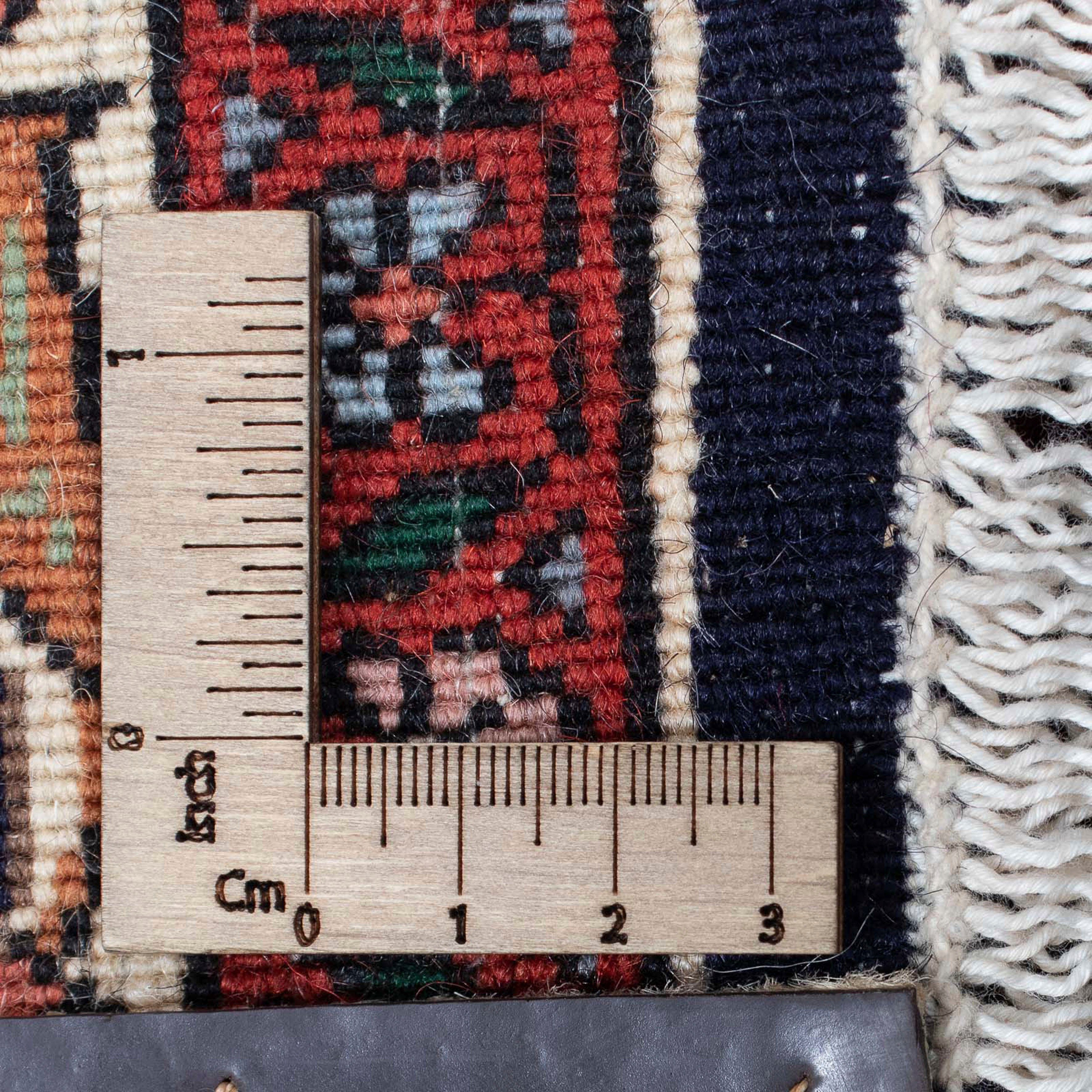 Orientteppich Perser Bidjar mit Höhe: 364 78 - Handgeknüpft, mehrfarbig, x - Wohnzimmer, cm morgenland, Zertifikat Einzelstück 15 mm, rechteckig, 