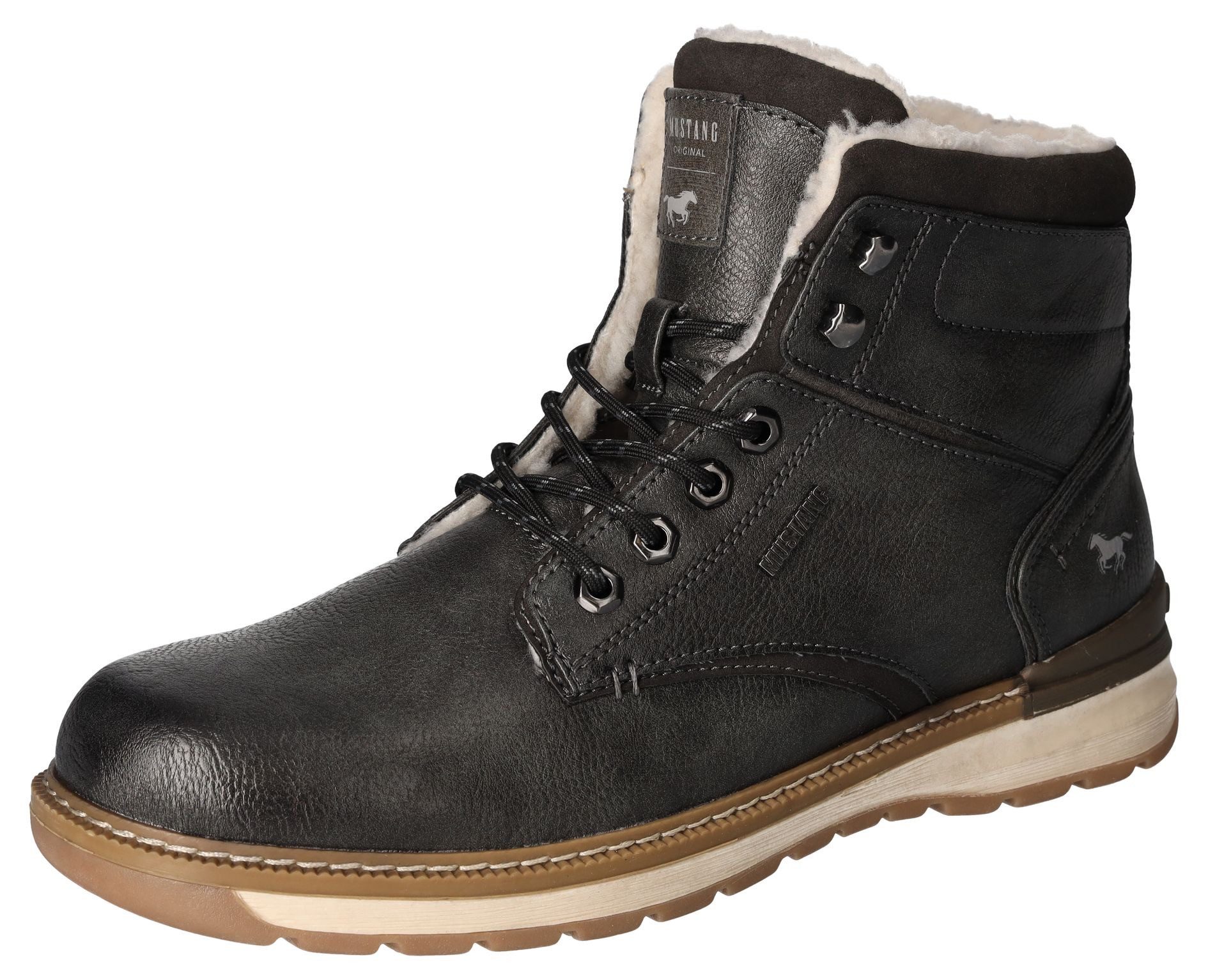 Mustang Shoes Winterboots, Casusalmode, Schnürboots, Winterstiefel günstig online kaufen