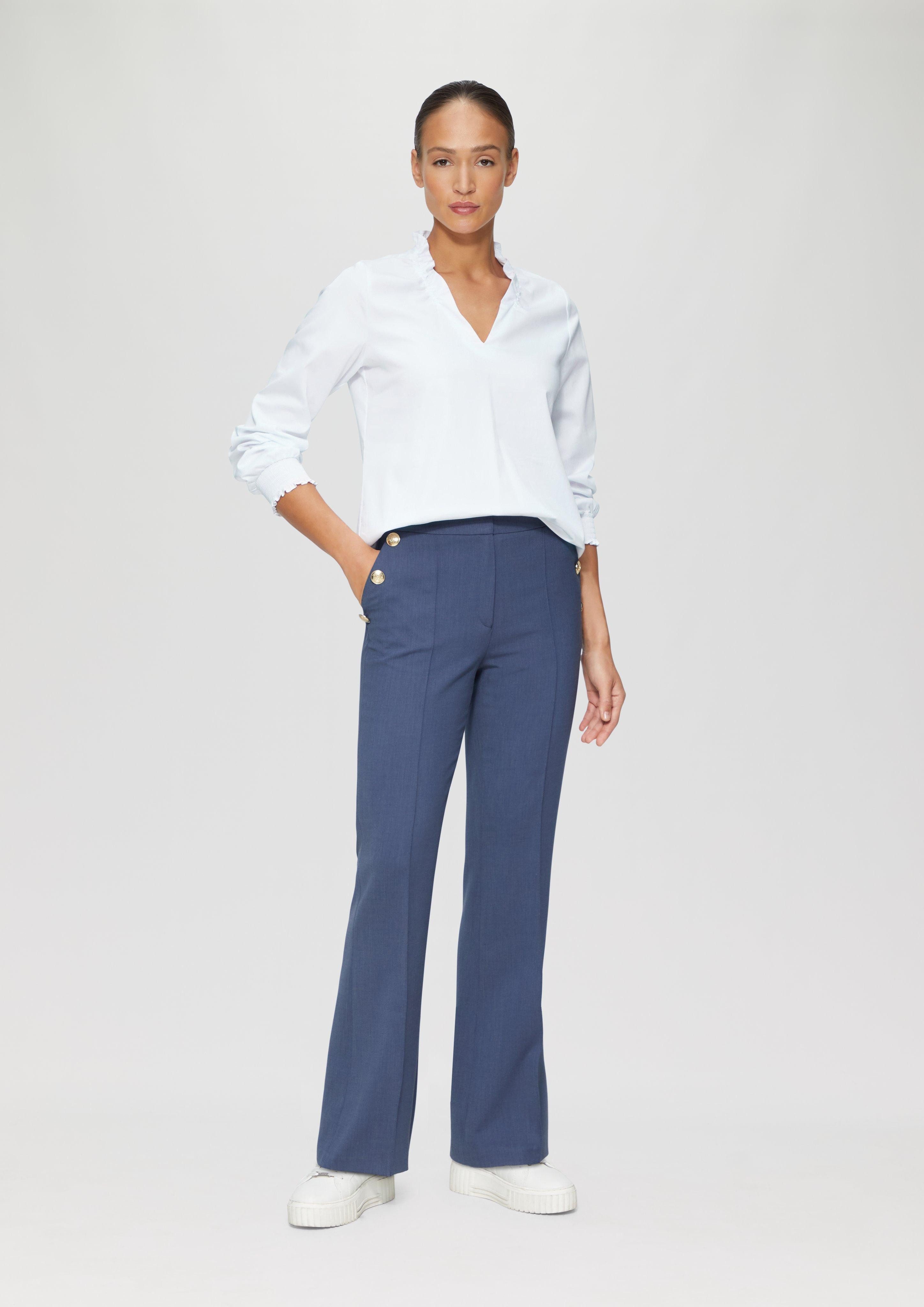 s.Oliver BLACK LABEL Langarmbluse Bluse mit günstig online kaufen