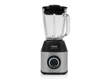 PRINCESS Standmixer, 1250 W, Rührmaschine 1,5L Glaskrug Smoothiemaker IceCrusher Power Küchen-Mixer