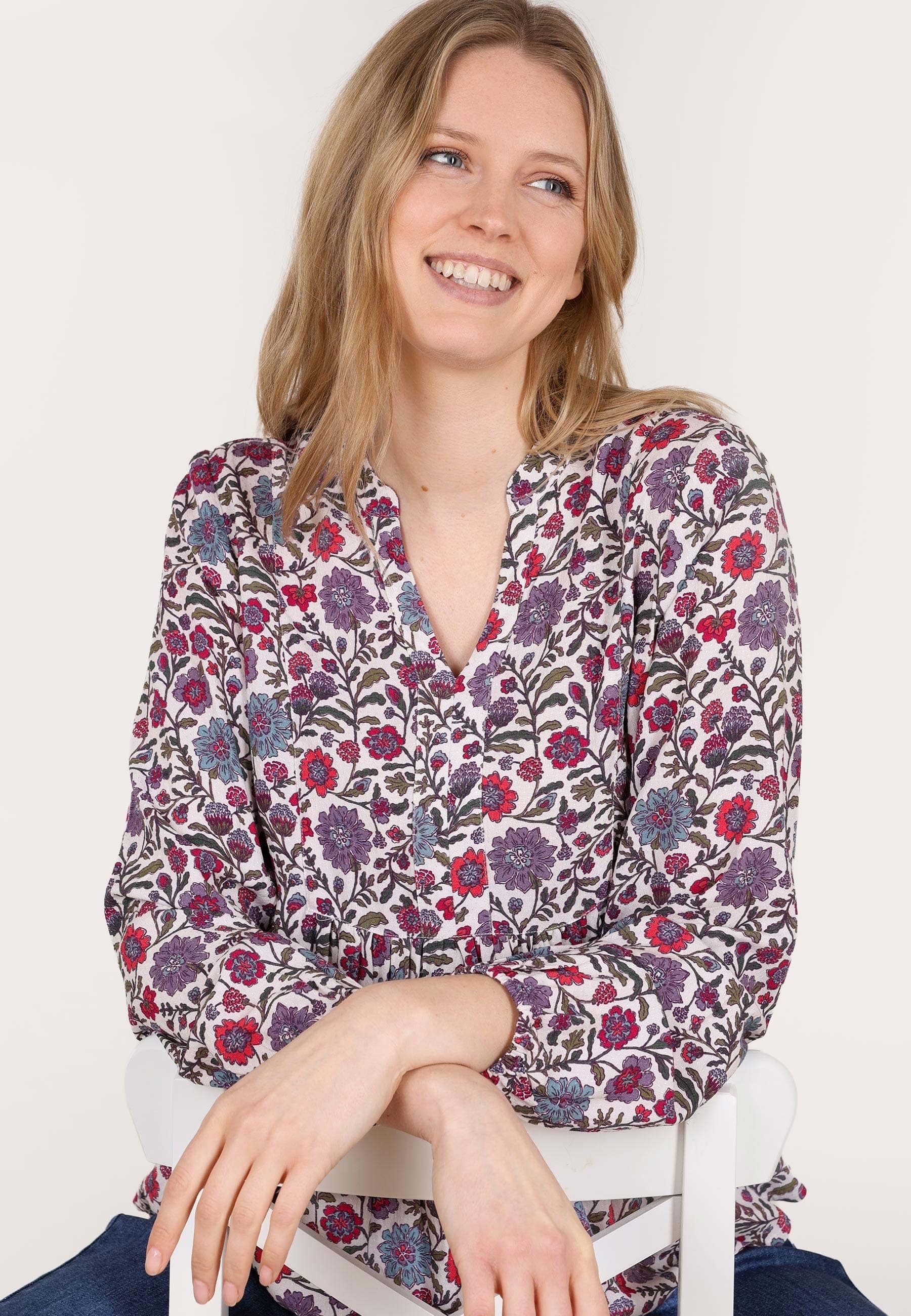 Sorgenfri Sylt Klassische Bluse Savanna