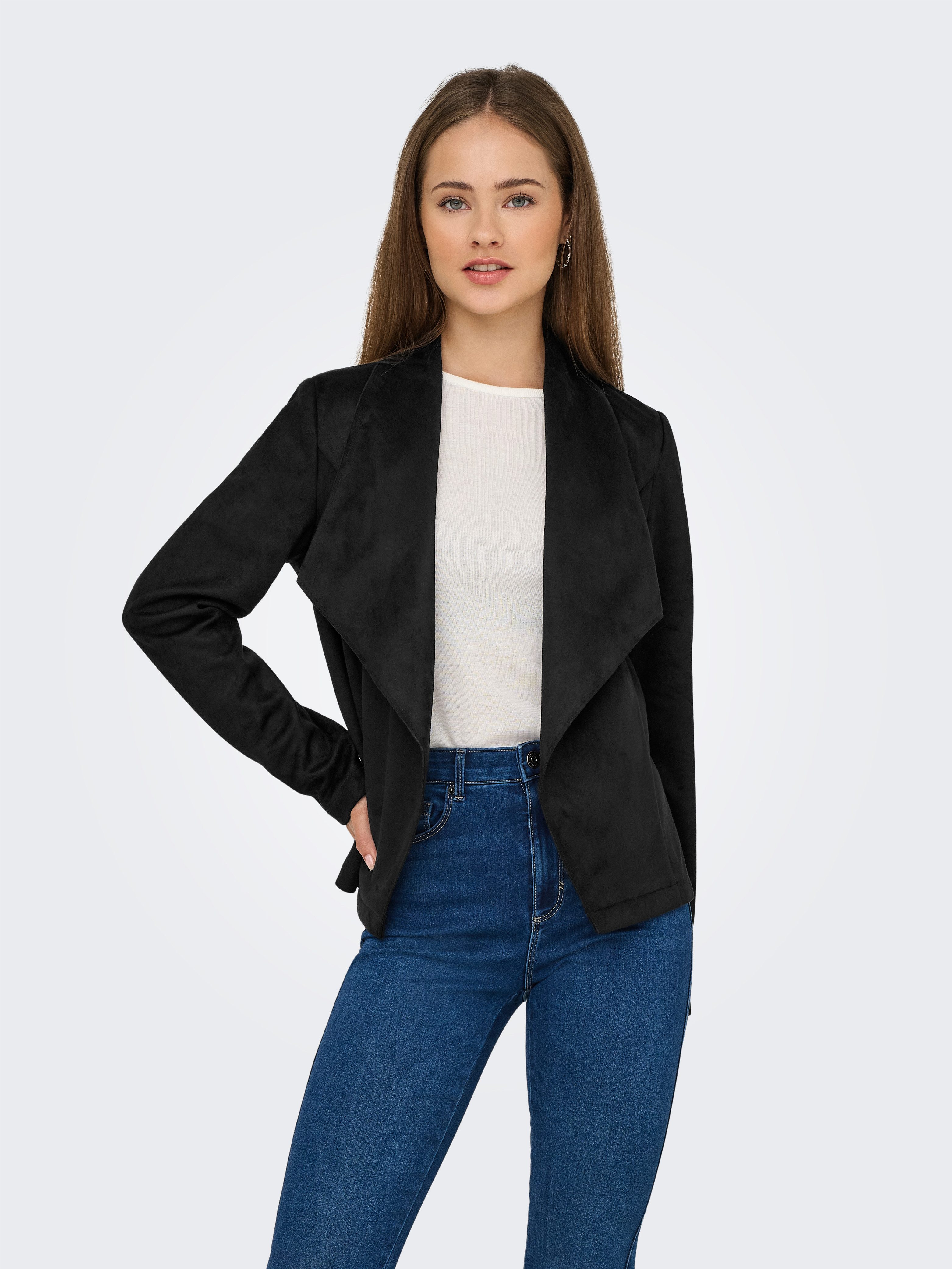 ONLY Kurzjacke ONLJOLINE FAUX SUEDE DRAPY günstig online kaufen