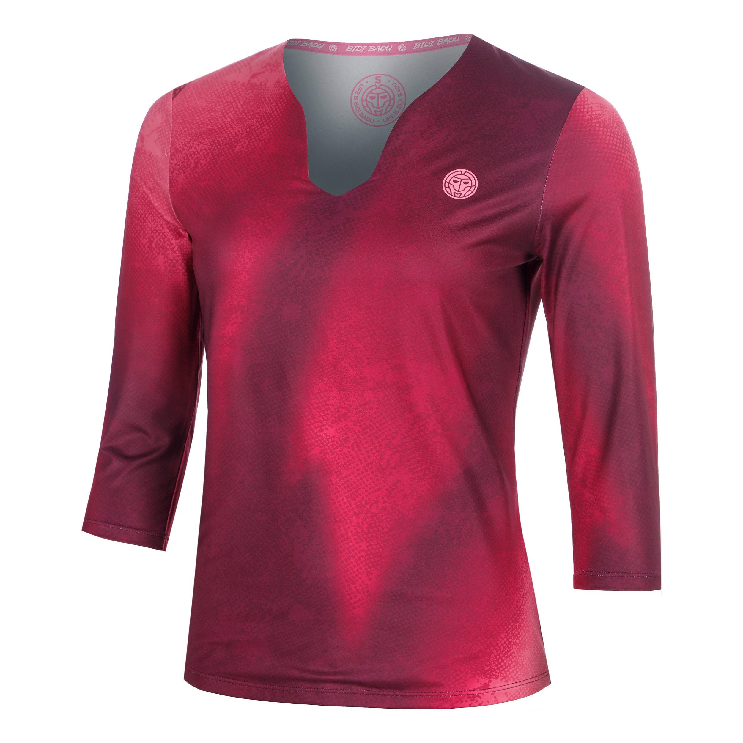BIDI BADU Longsleeve Freeze Out V-Neck Printed