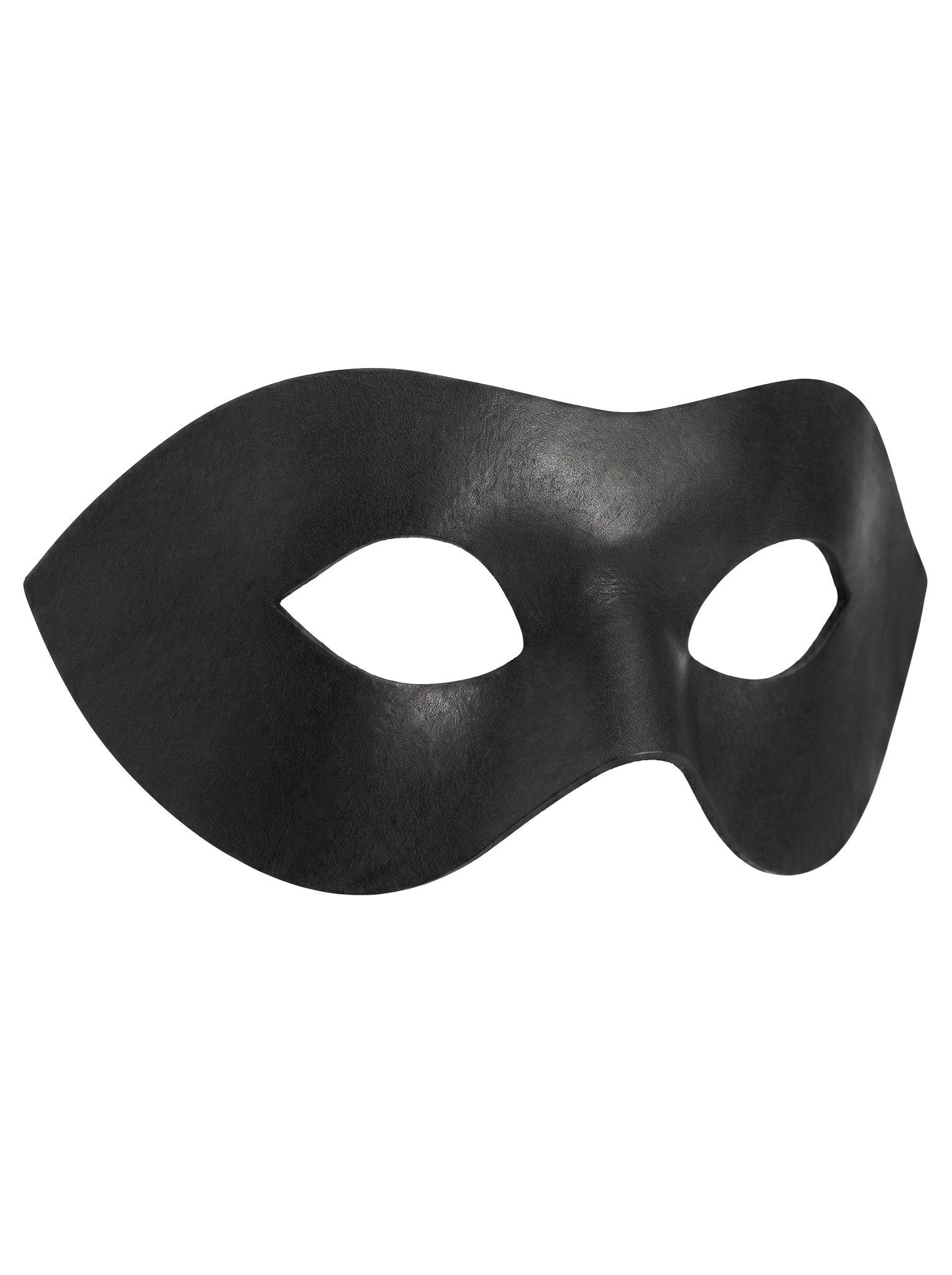 Andracor Verkleidungsmaske Colombina Liscia schwarz, Eine Ledermaske im venezianischen Stil wie diese wird bei Andracor in
