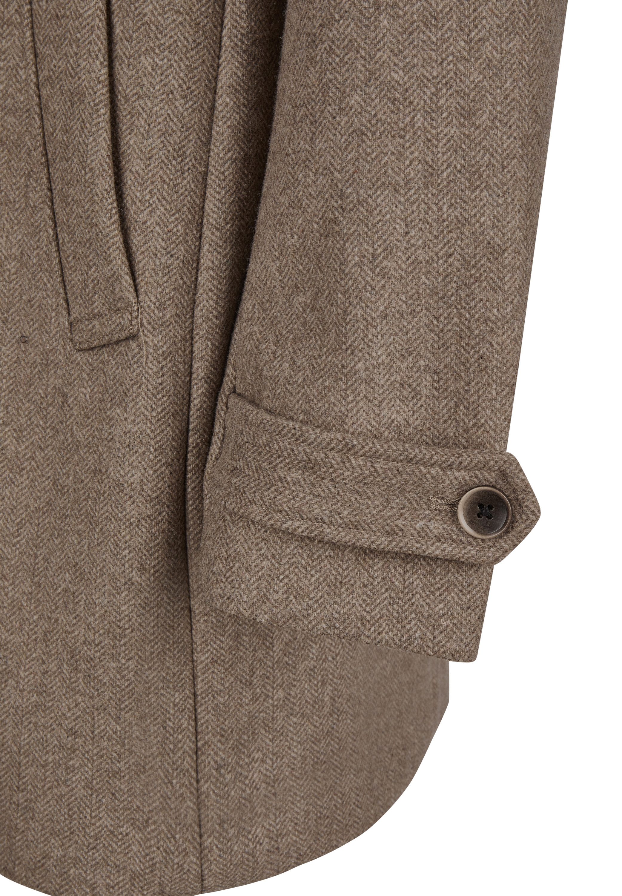 Calamar Wollmantel Klassischer Wollmantel Twill