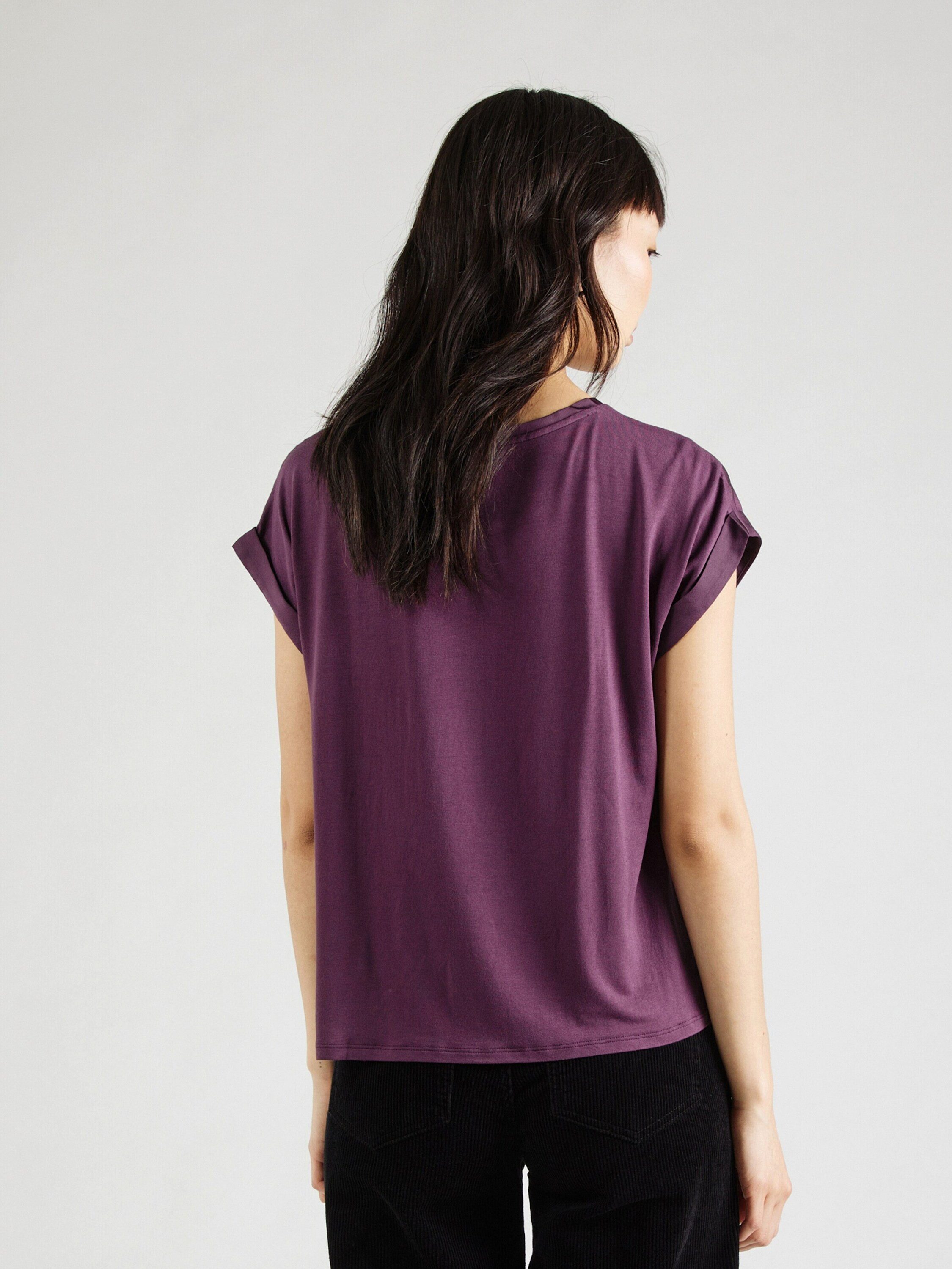 Vila T-Shirt Satin Blusen Kurzarm Basic günstig online kaufen