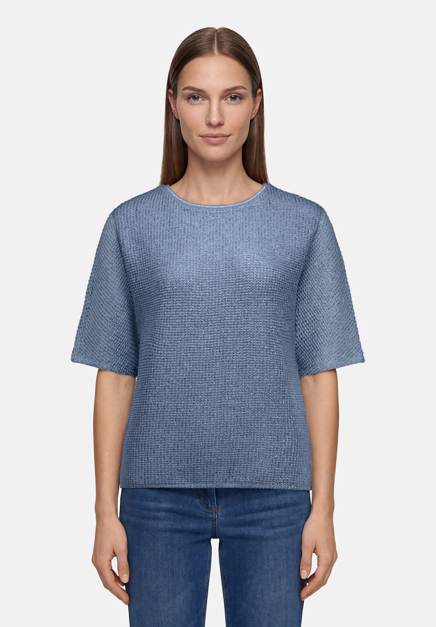 Betty Barclay Kurzarmshirt Damen mit Struktur (1-tlg) – Bild 2 von 5