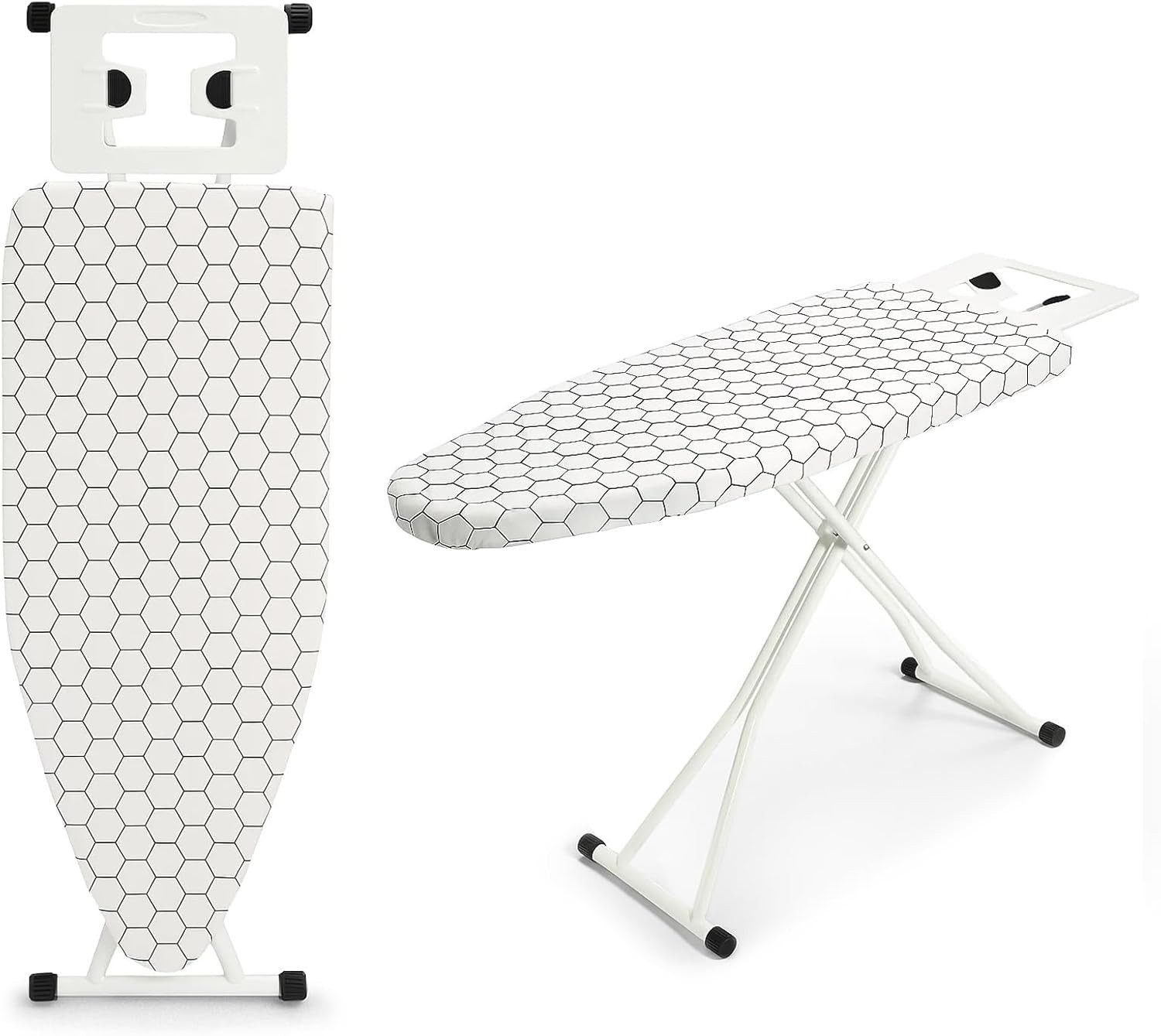 Youyijia Bügelbrettbezug Bügelb 6-Anpassung rutschfesten Gummifüßen Ideal für jede Körpergröße